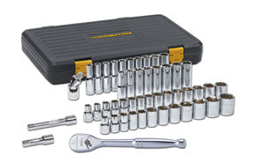 49-Piece 1/2 In. Drive 6-Point Sae/Metric 120Xp Standard And Deep Mechanics Tool Set