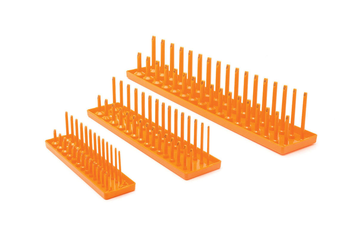 3Pc Metric Tray Set   (Orange)
