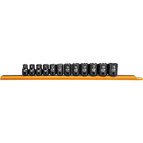 12Pc 3/8 Drv 6Pt Met. 8-19Mm