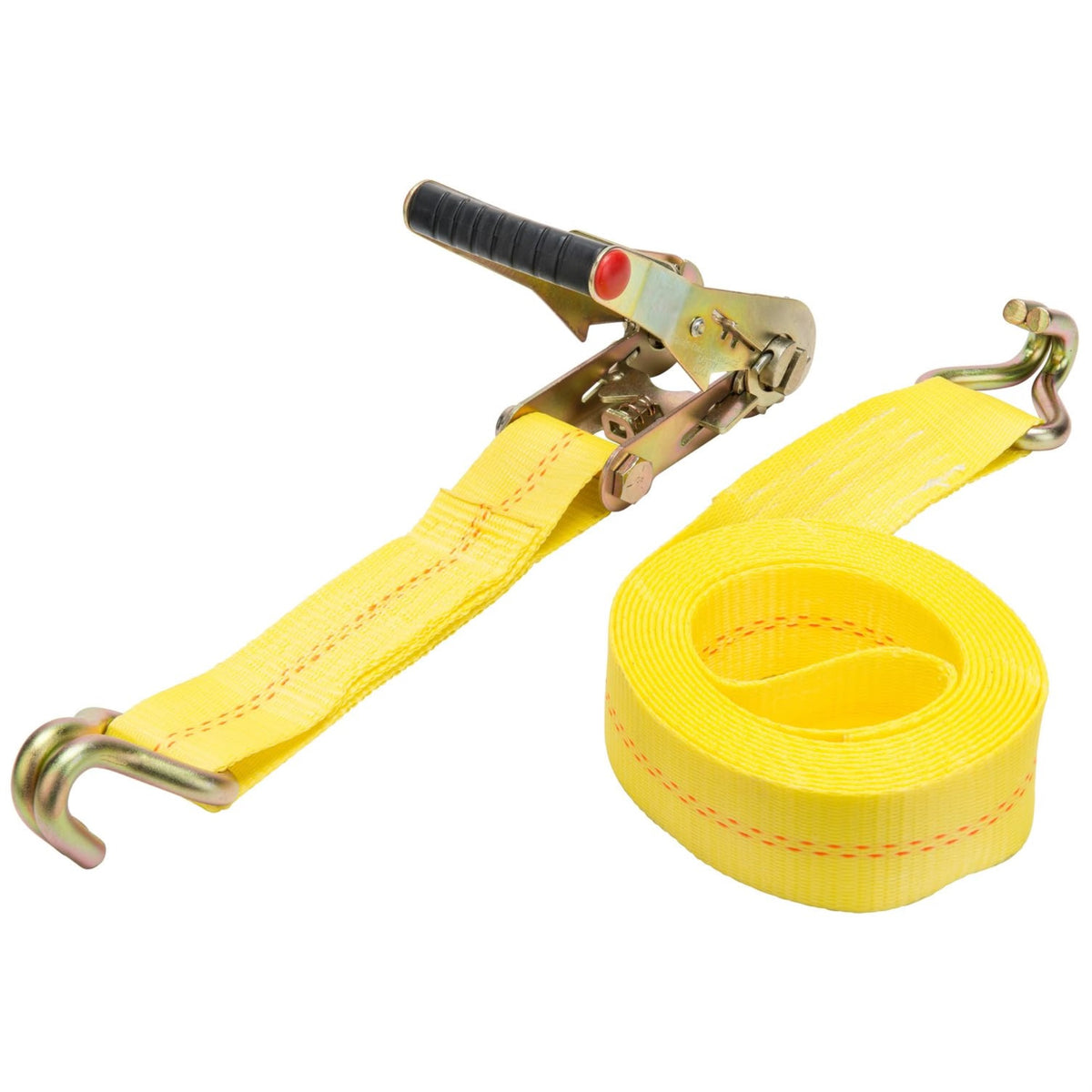 Hampton Prod Keeper Keeper - 2' X 16' Heavy Duty Ratchet Tie-Down With Double J-Hooks - 3,333 Lbs. Working Load Limit And 10,000 Lbs. Break Strength