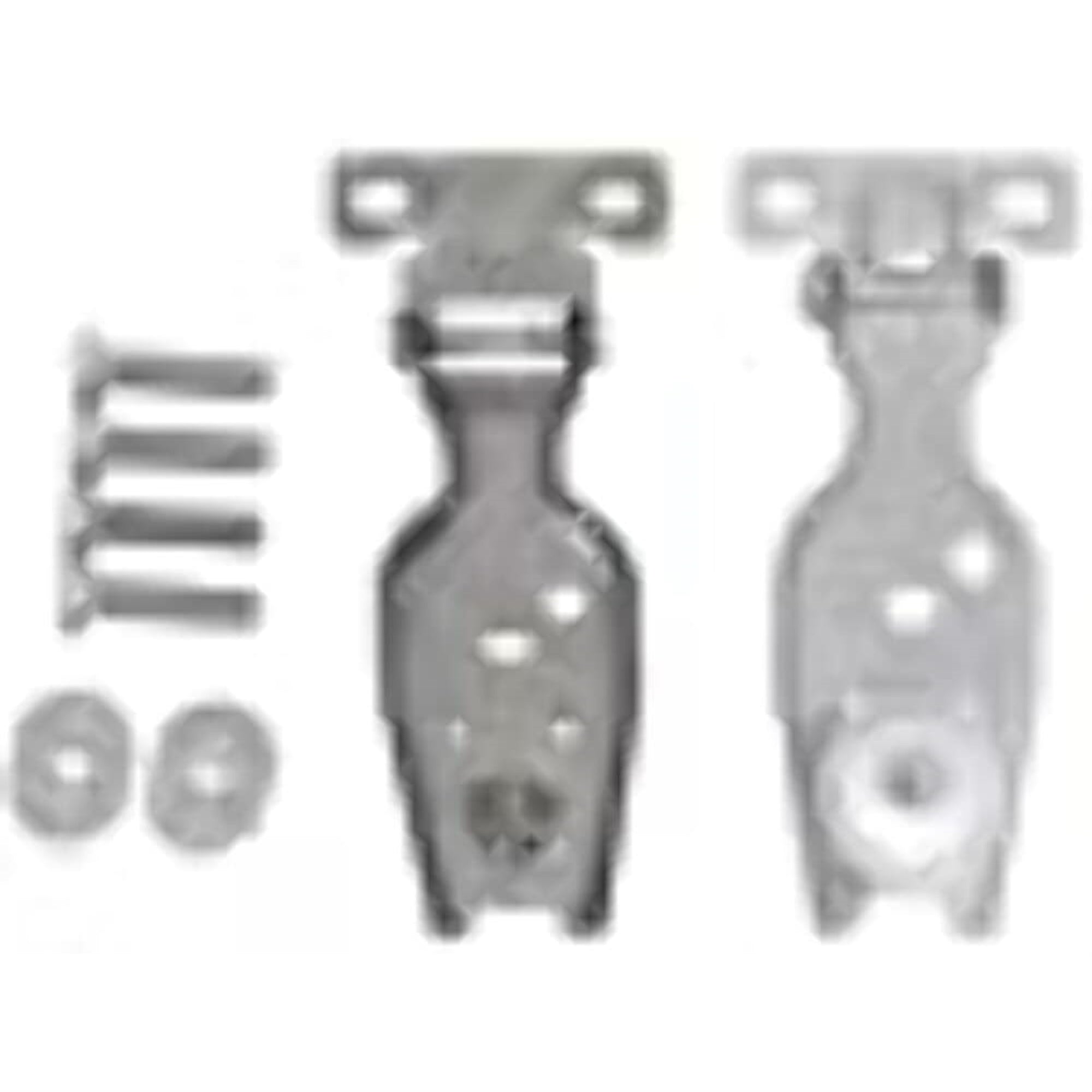 Kentrol Hardtop Liftgate Hinge, Unpolished Stainless Steel - Pair