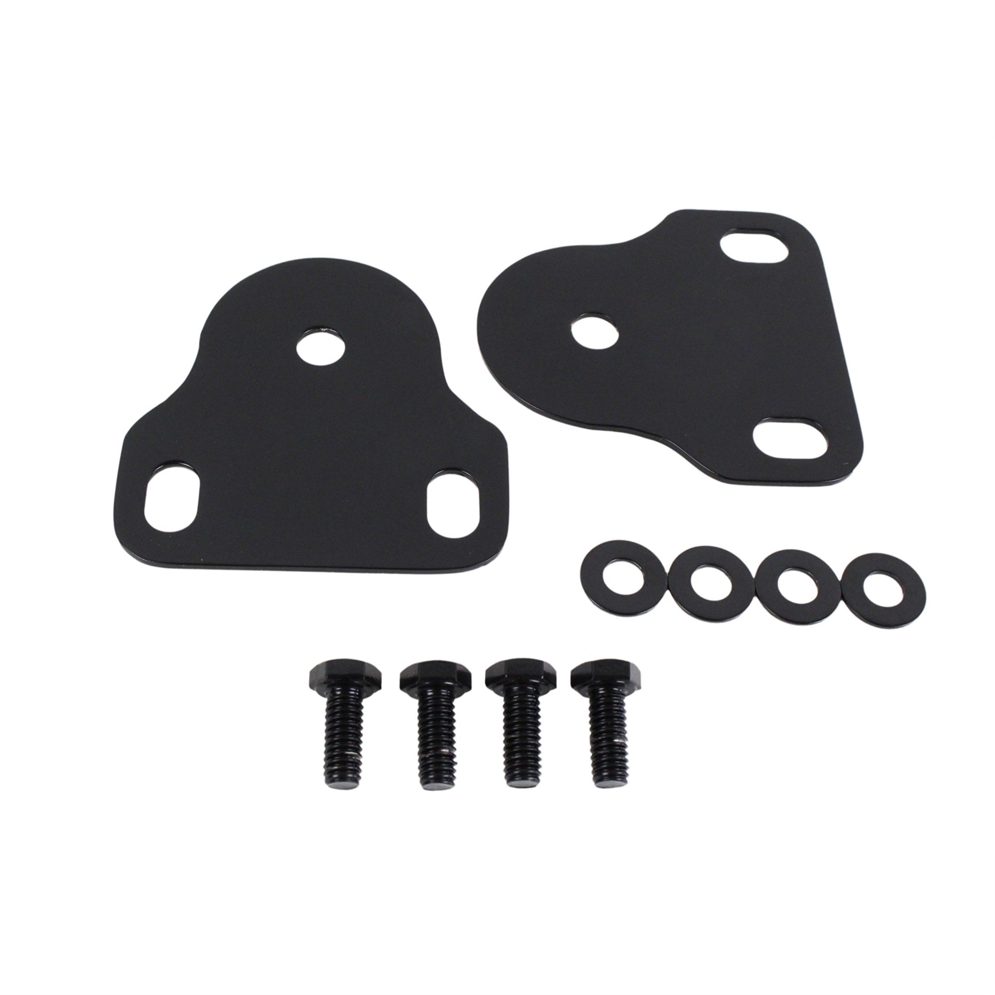 Kentrol Interior Windshield Brackets In Black (Pair) 1976-95 Cj & Yj