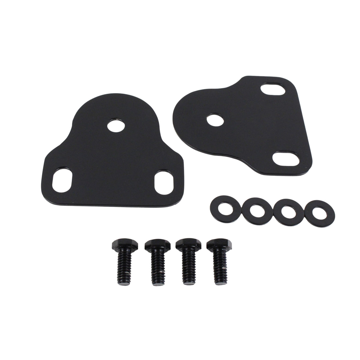 Kentrol Interior Windshield Brackets In Black (Pair) 1976-95 Cj & Yj