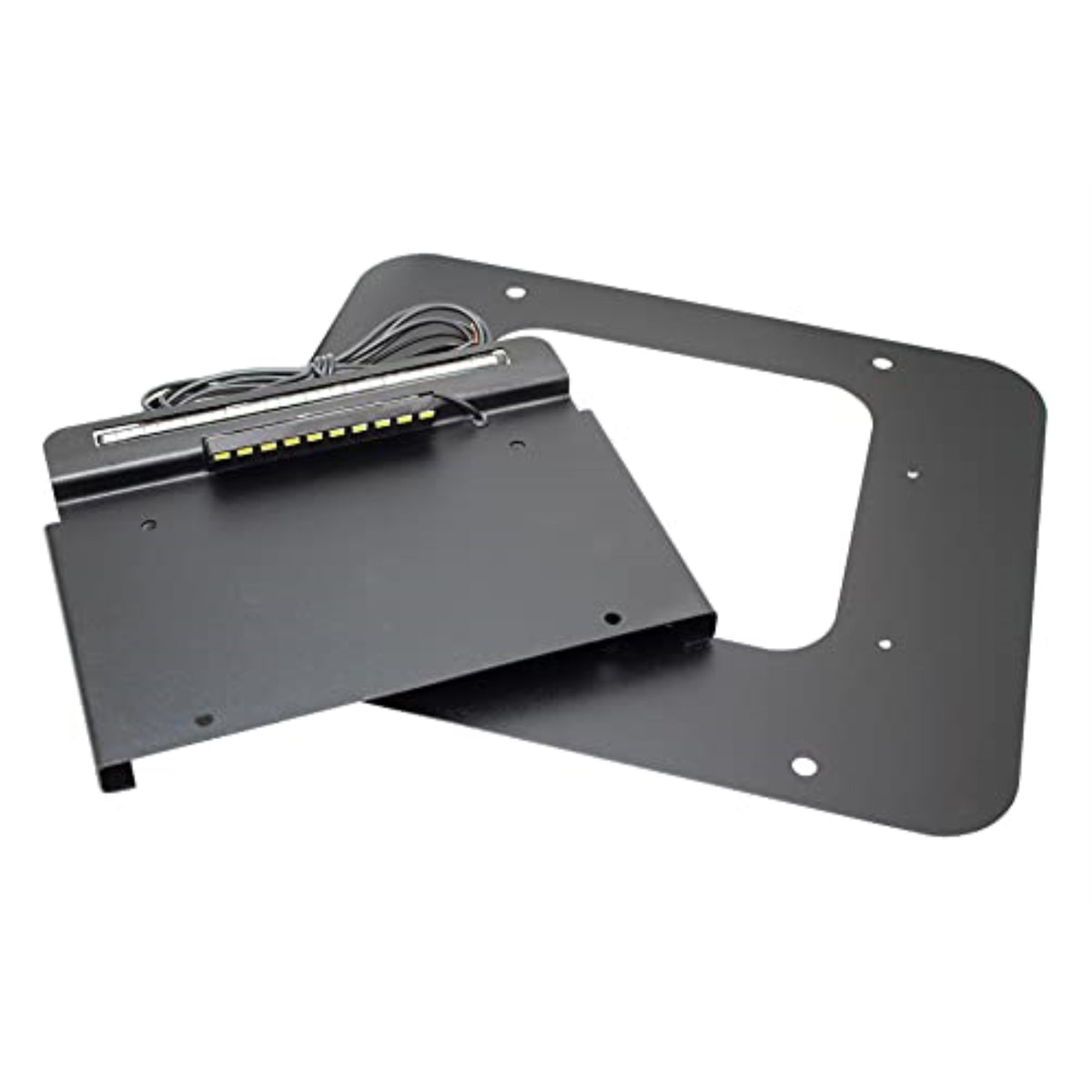 Kentrol 80710: Tj Backside License Plate Mount , Black
