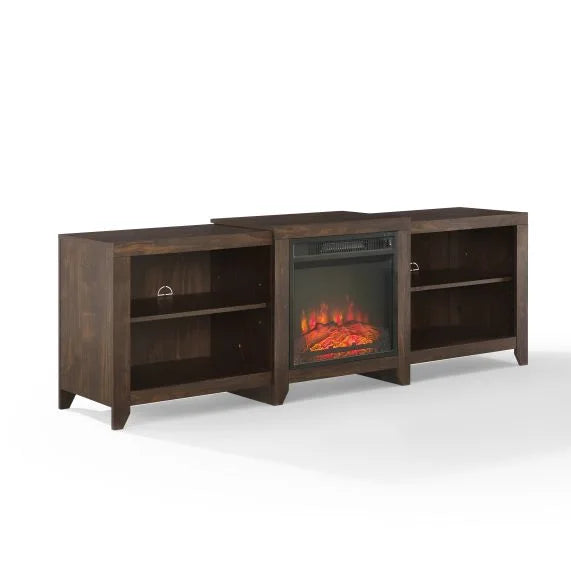 Ronin 69' Low Profile Tv Stand W/Fireplace