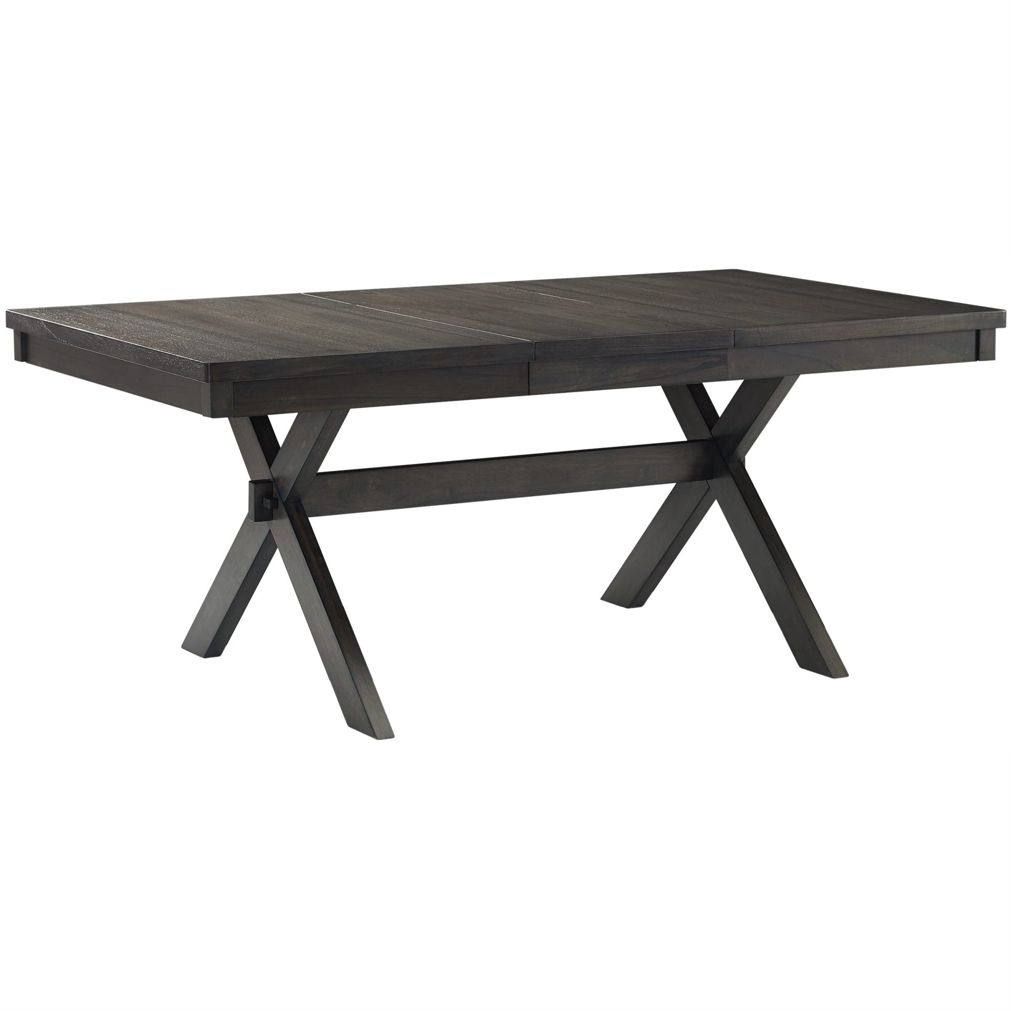 Casafoyer Furniture Hayden Modern Farmhouse Wood Dining Table, Slate