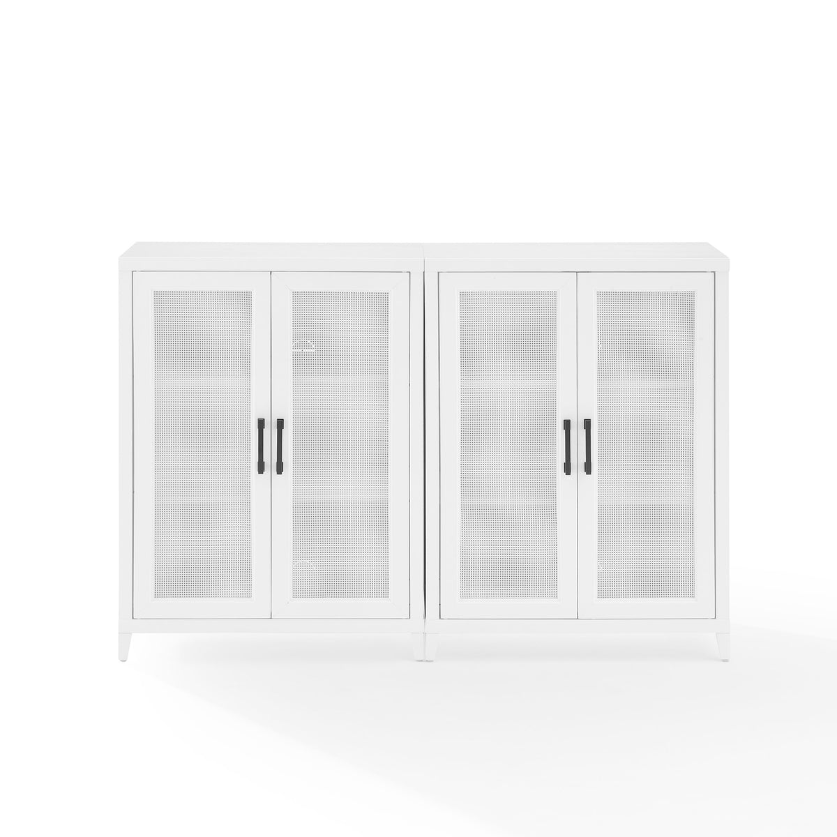 Milo 2 Piece Media Storage Cabinet Set