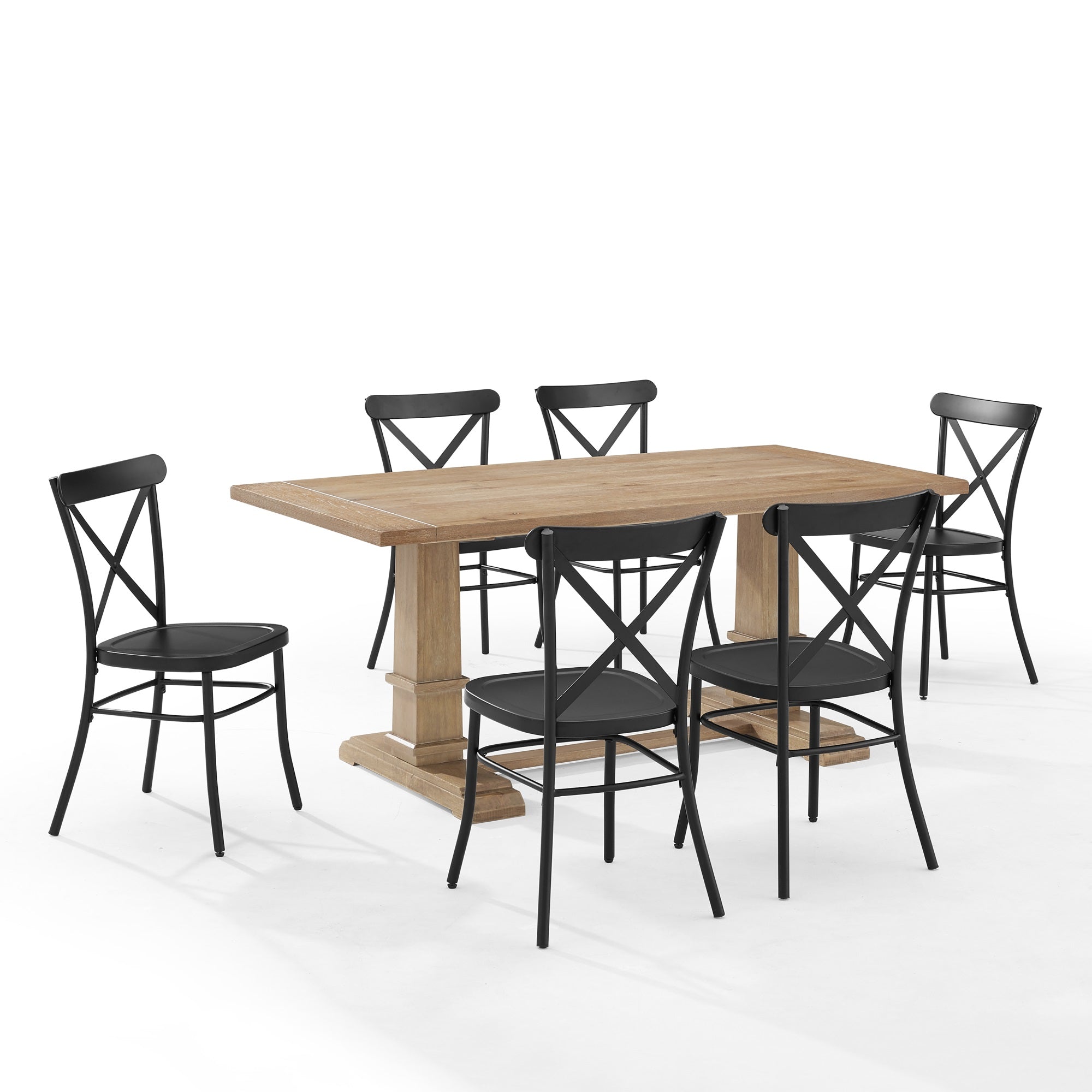 Joanna 7Pc Dining Set W/Camille Chairs