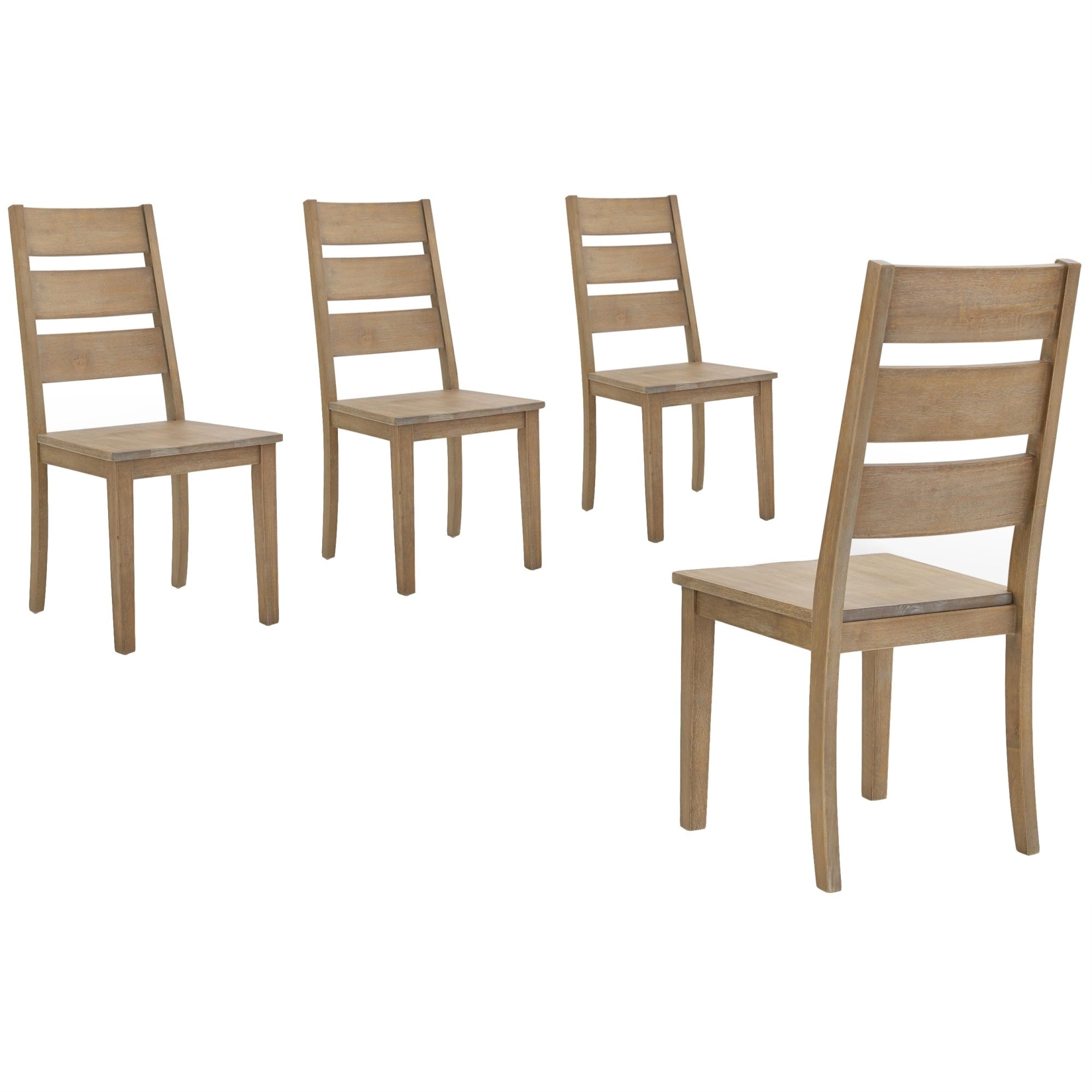 Joanna 4-Piece Ladder Back Dining Chair Set