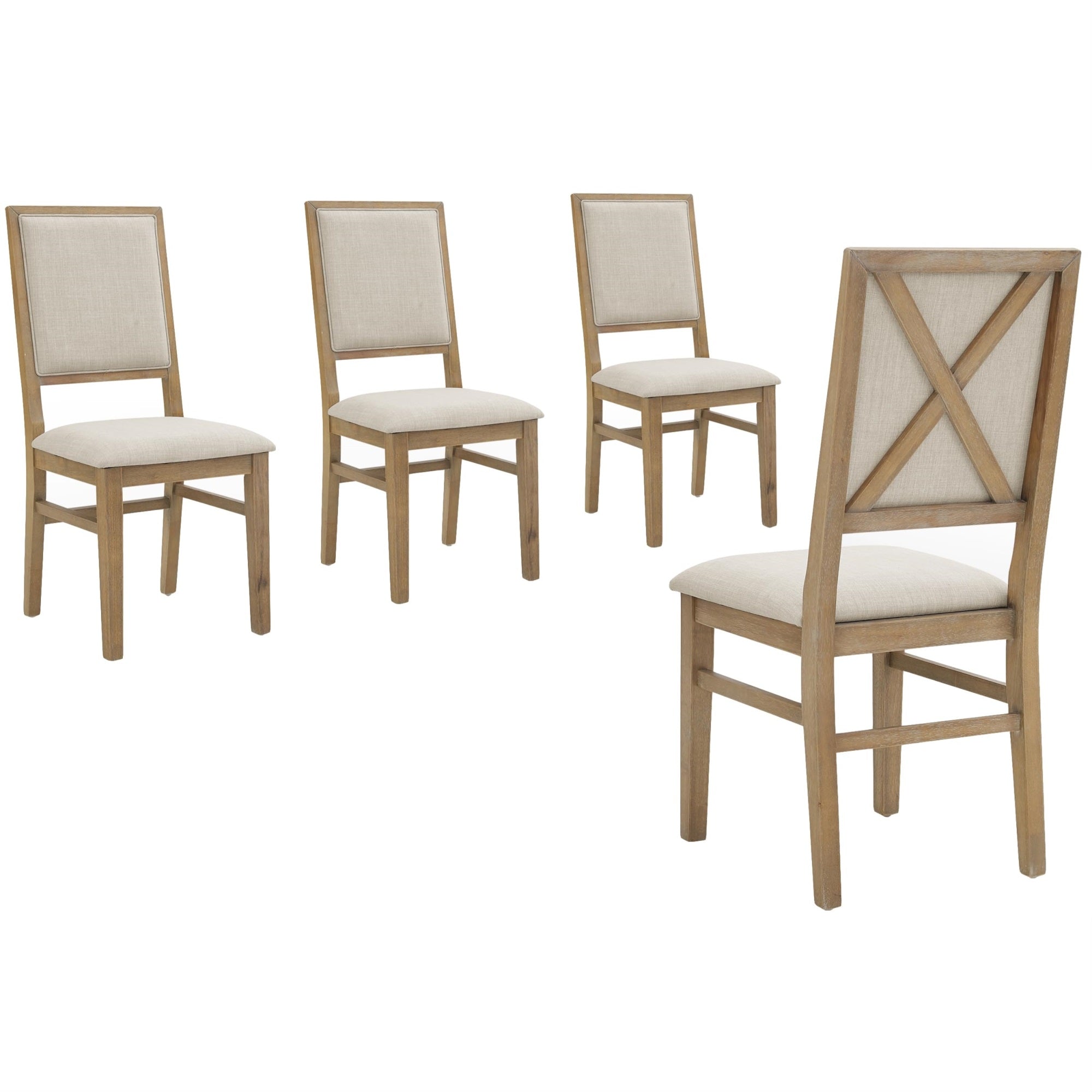Joanna 4-Piece Upholstered Back Dining Chair Set