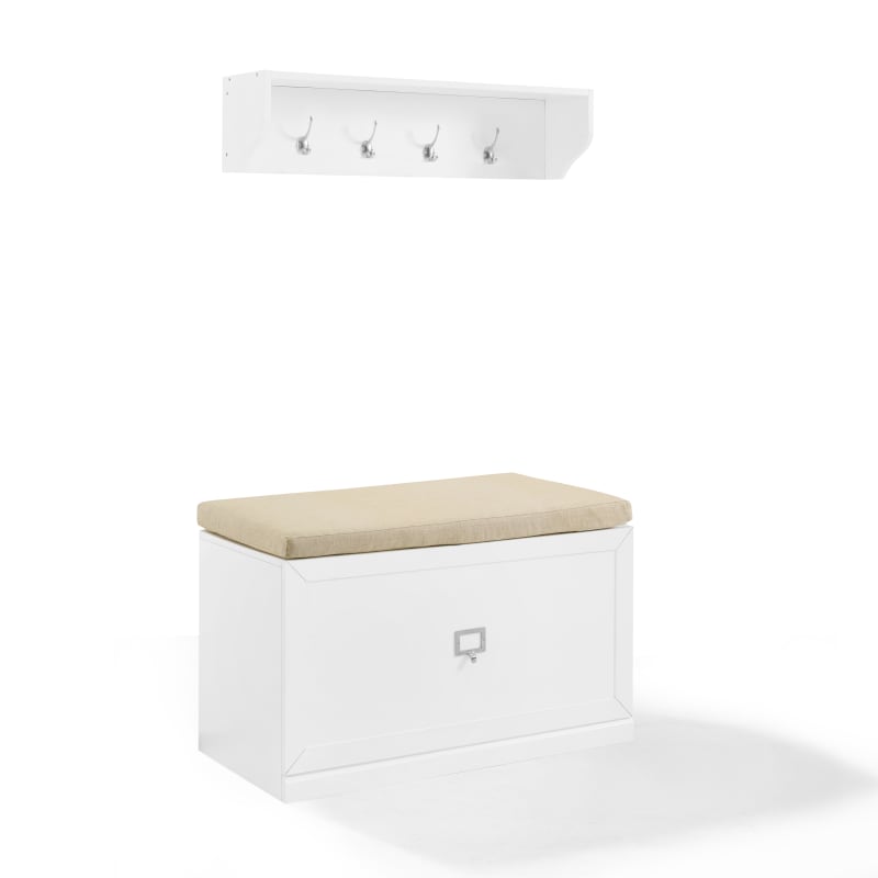 Harper 2Pc Entryway Set - White
