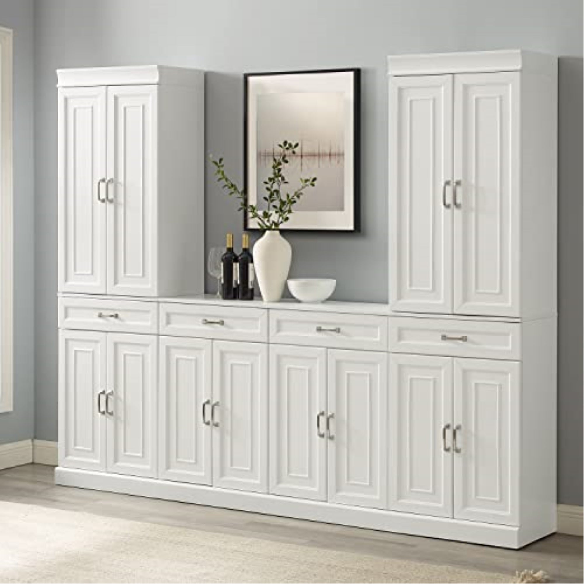 Stanton 3Pc Sideboard And Pantry Set- Sideboard & 2 Pantries