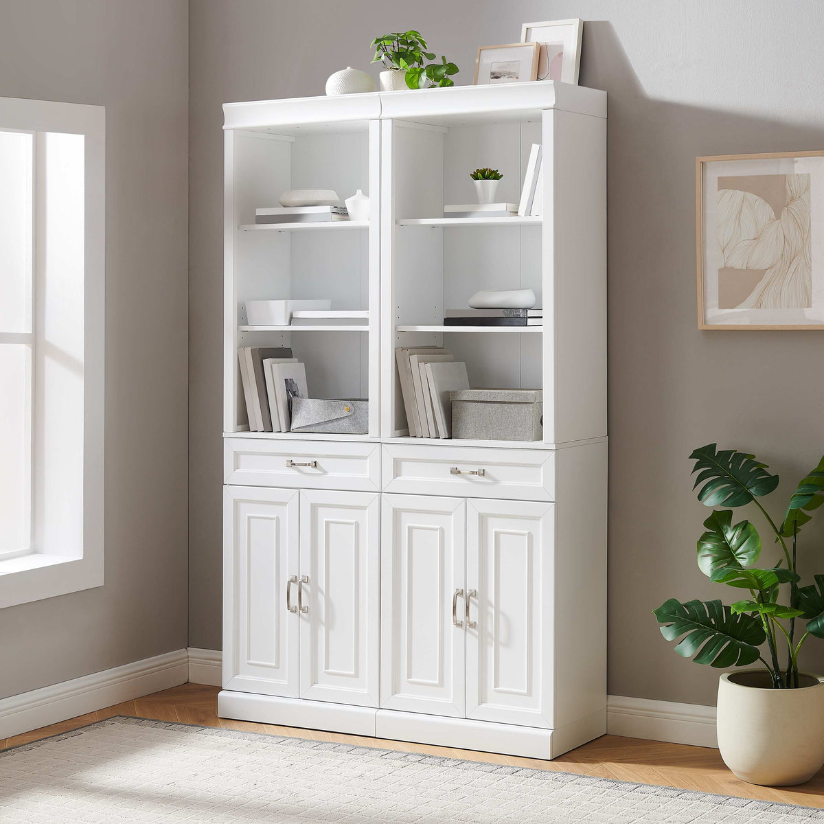 Stanton 2-Piece Storage Bookcase Set