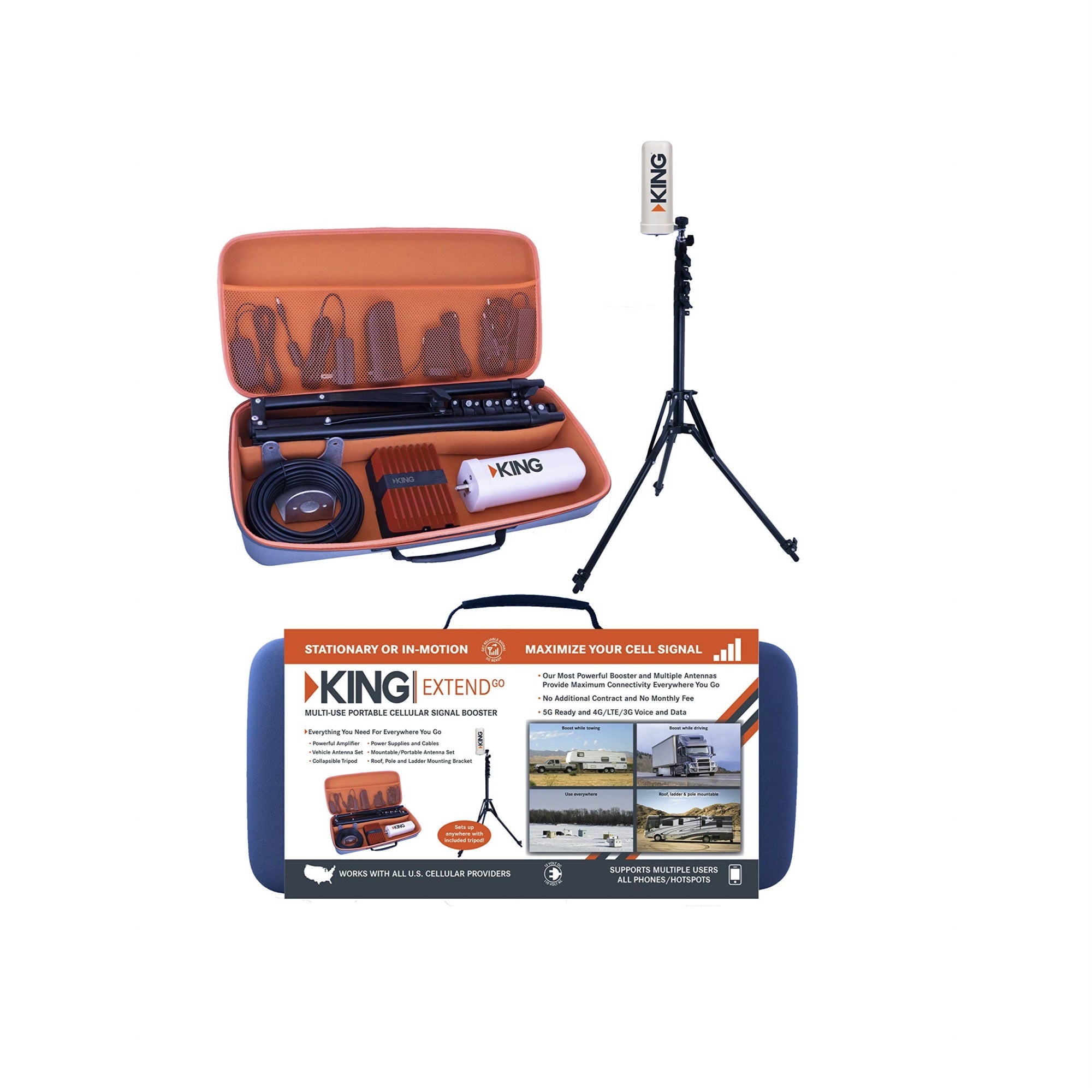 King Extend Go Multi-Use Portable Cell Signal Booster