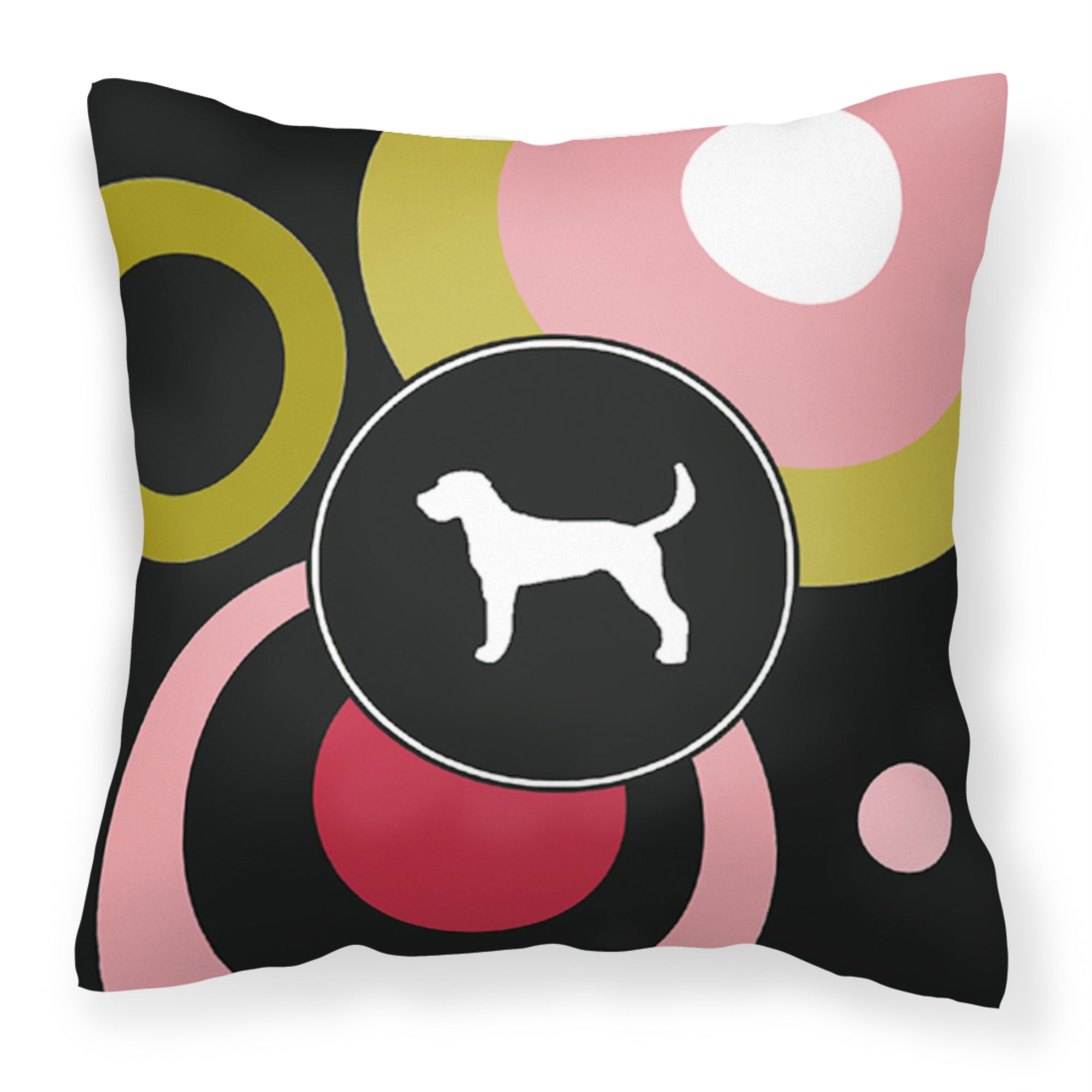 Caroline'S Treasures Kj1006Pw1414 American Foxhound Decorative Canvas Fabric Pillow, Large, Multicolor
