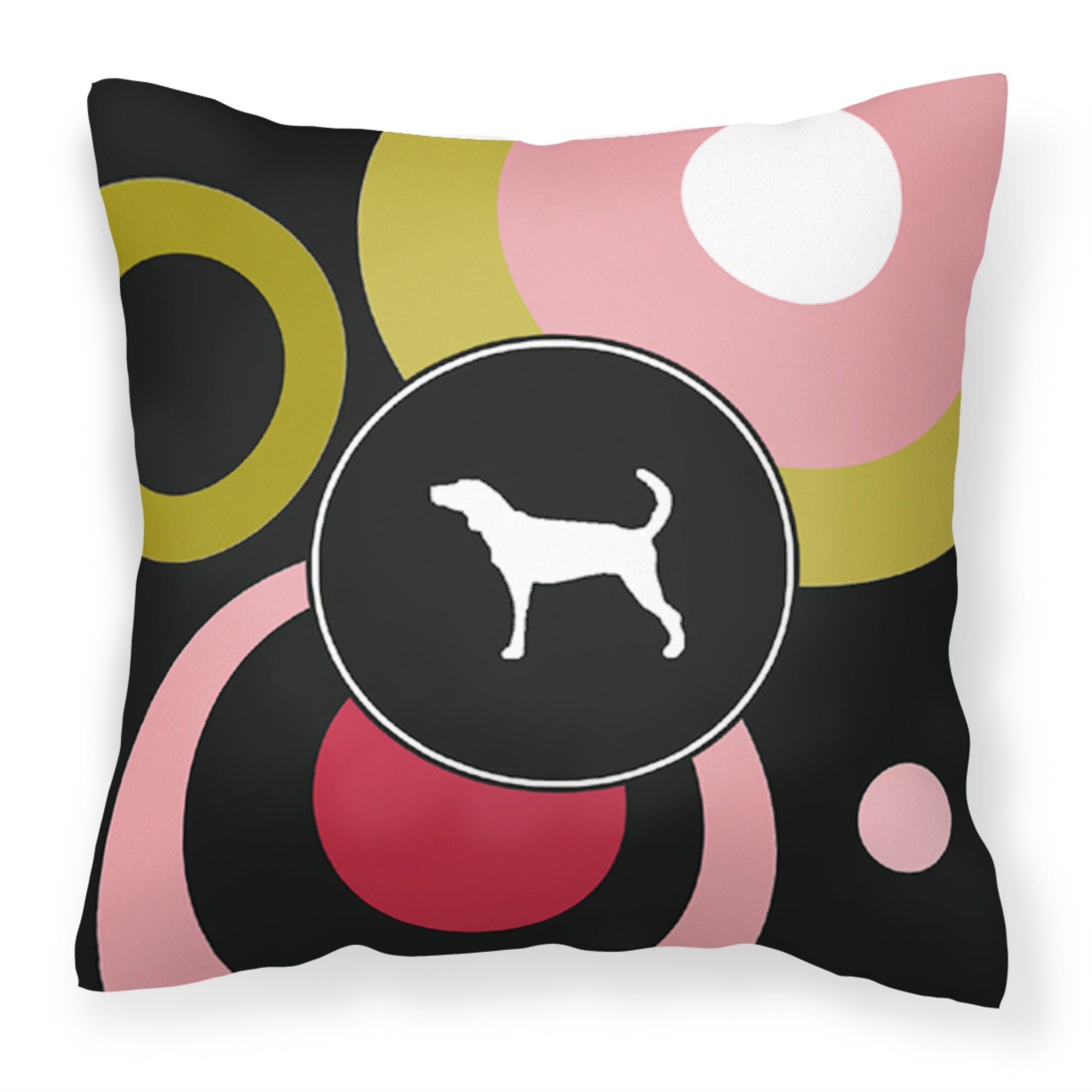 Caroline'S Treasures Kj1051Pw1414 Plott Hound Decorative Canvas Fabric Pillow, Large, Multicolor