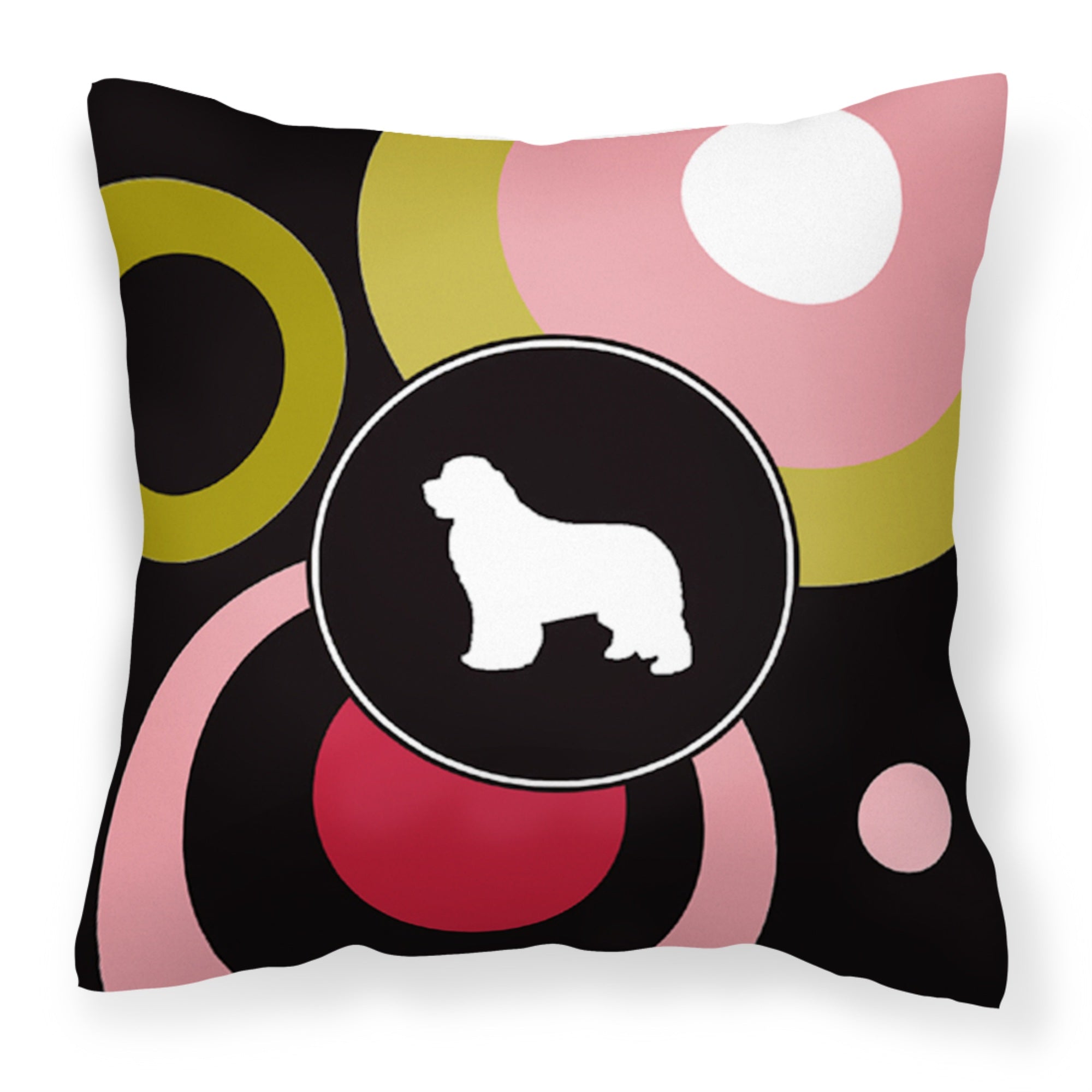 Caroline'S Treasures Kj1089Pw1414 Newfoundland Decorative Canvas Fabric Pillow, Large, Multicolor