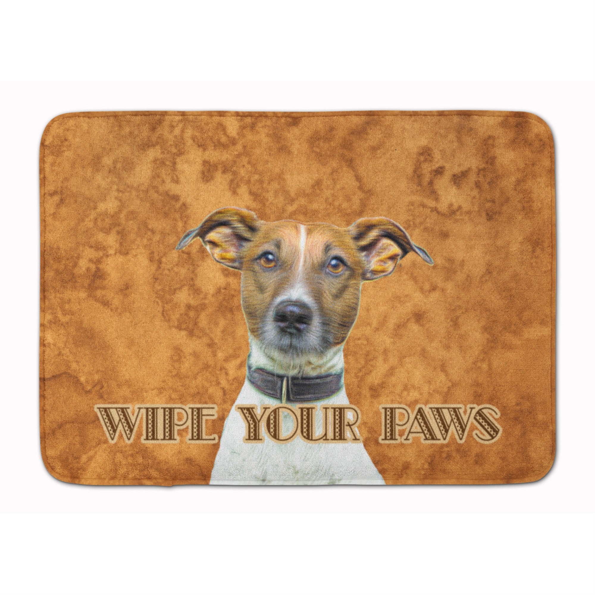 Caroline'S Treasures Jack Russell Terrier Wipe Your Paws Floor Mat, 19 X 27, Multicolor