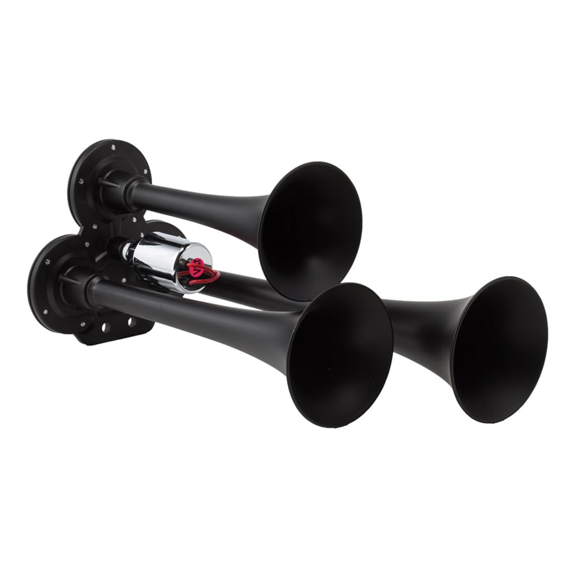 Kleinn Air Horns 130-1 Xcr 2.0 Mini Triple Train Horn - Black Zinc Alloy