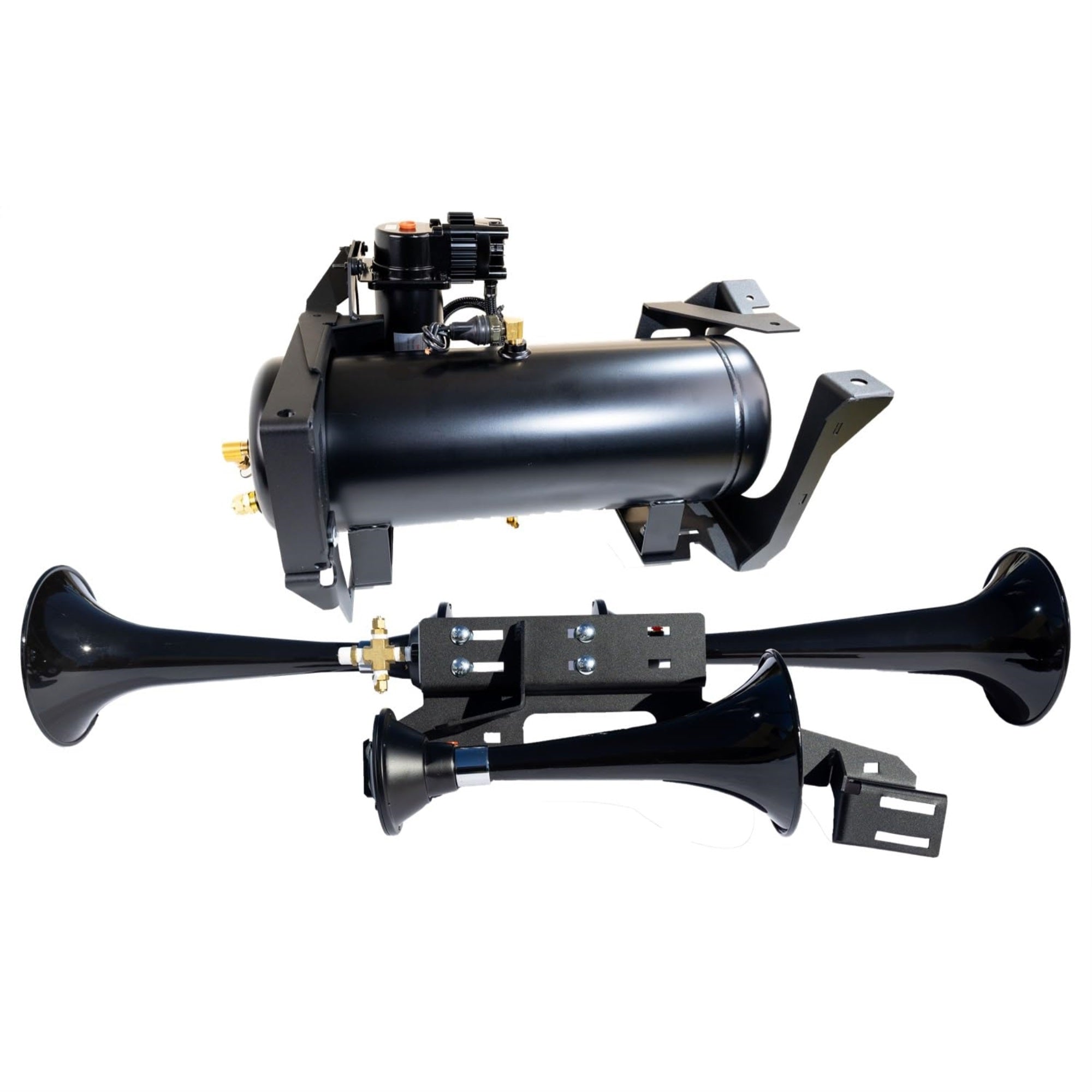 Kleinn Air Horns Direct Fit Train Horn And Onboard Air System For 2007-2019 Gm 2500Hd & 3500Hd (Gmhd-230)