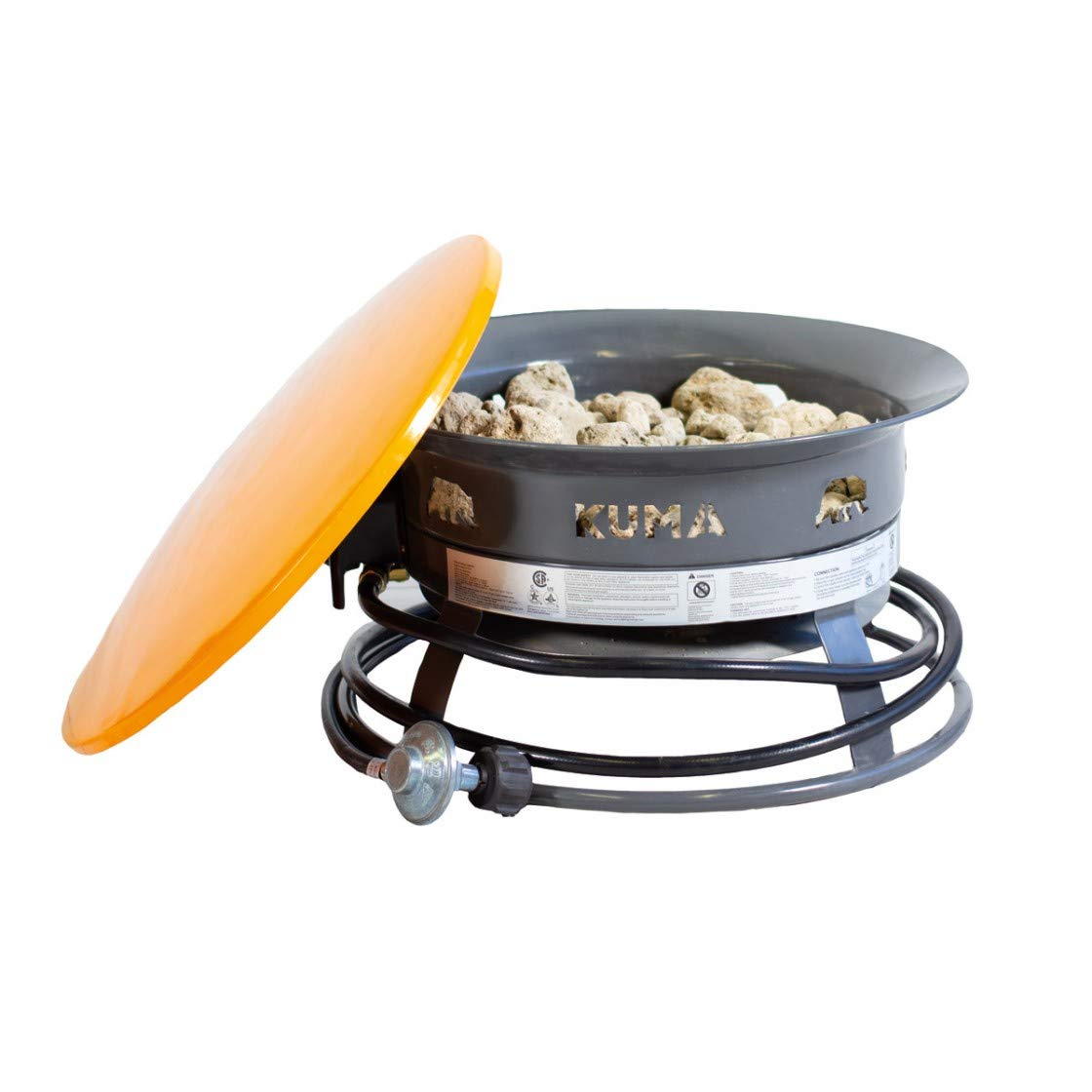 Bear Blaze Fire Bowl 24 Black