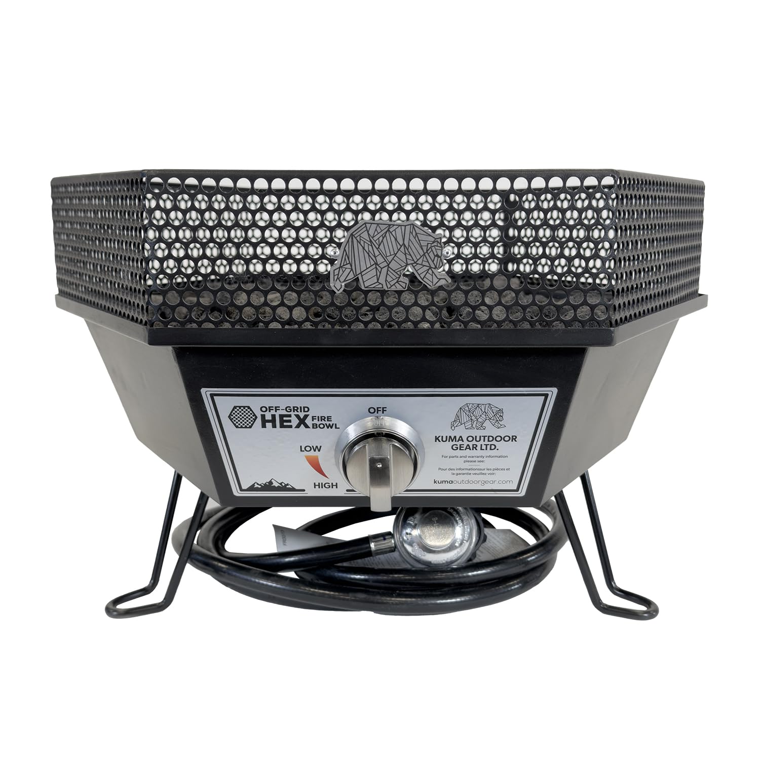 Hex Fire Bowl  Incl. Carry Bag