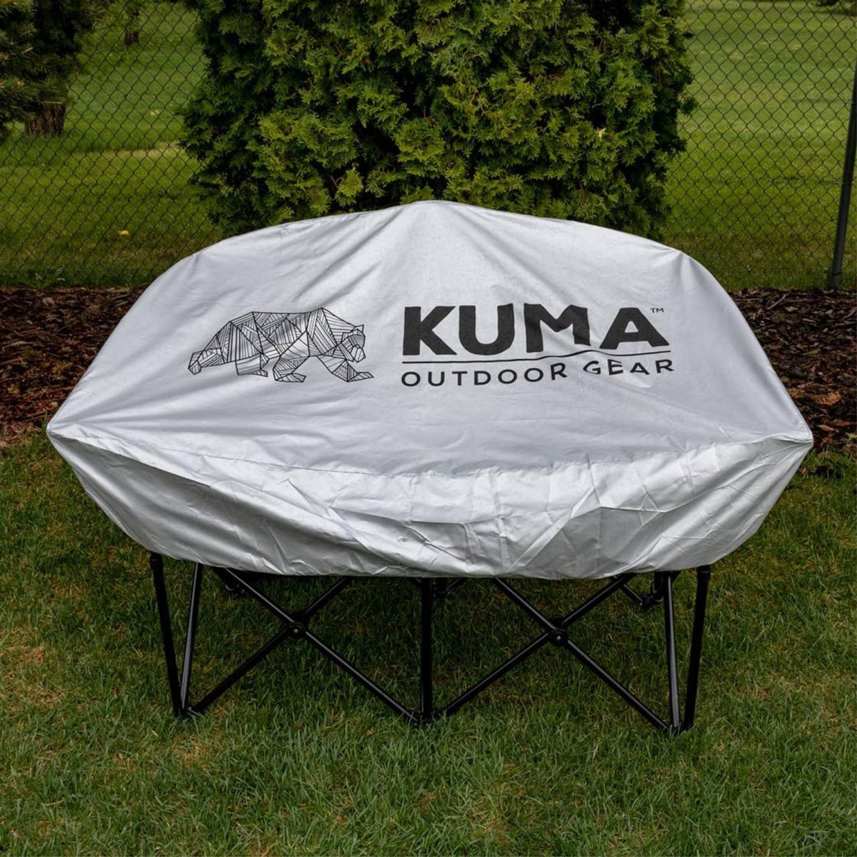 Kuma Bear Buddy Chair Cover, Silver