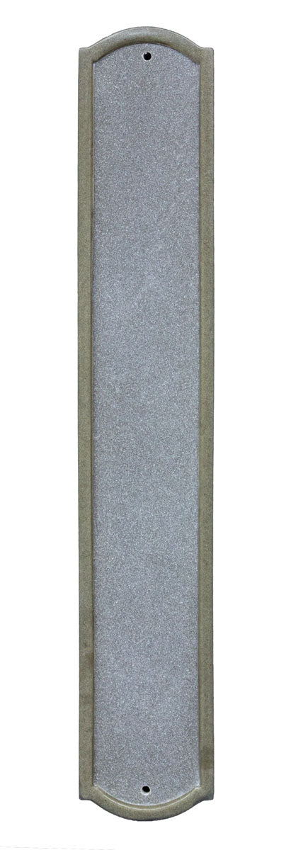 Knoll Brook Vertical Crushed Stone Do It Yourself Kit Address Plaque In Slate Color