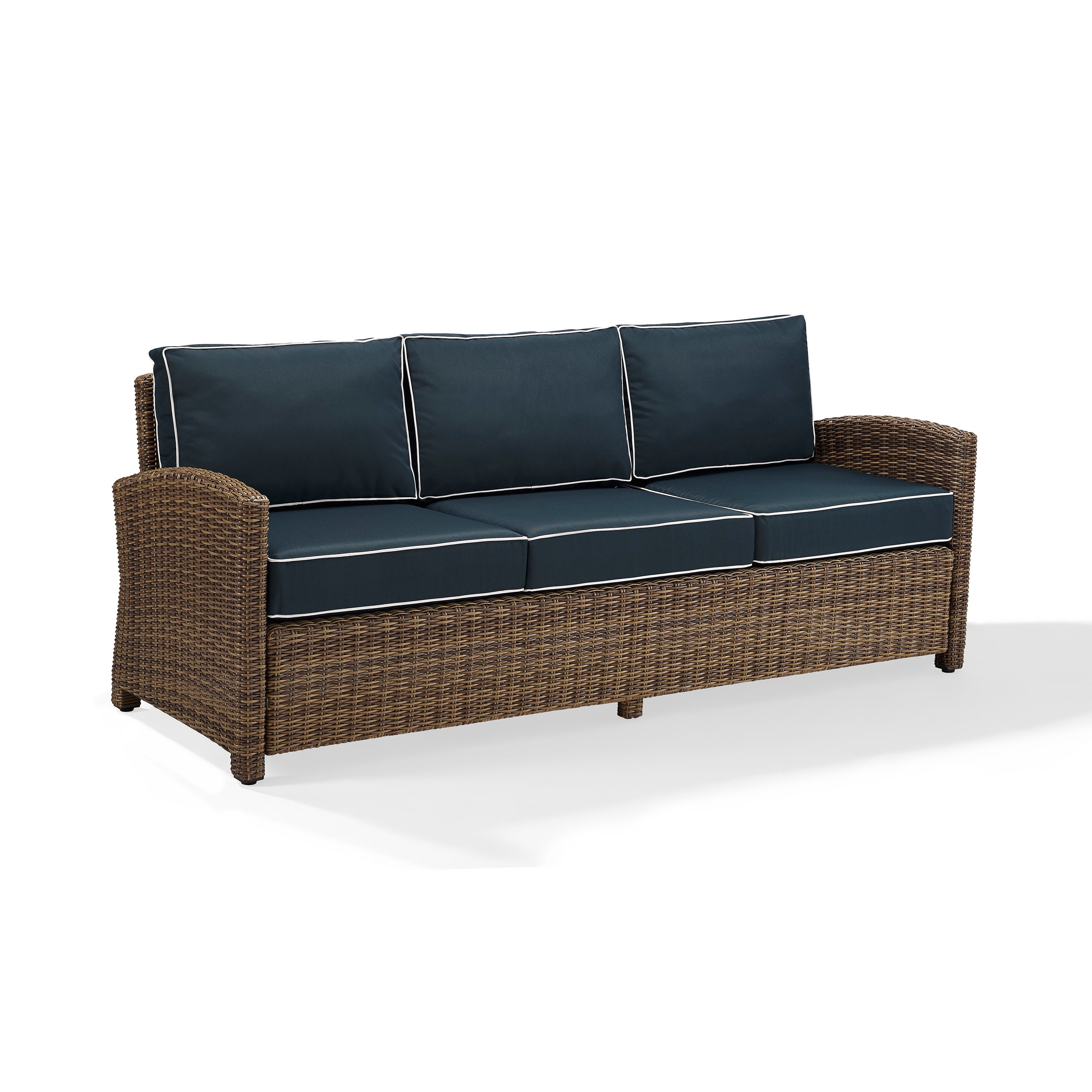 Bradenton Sofa With Navy Cushions