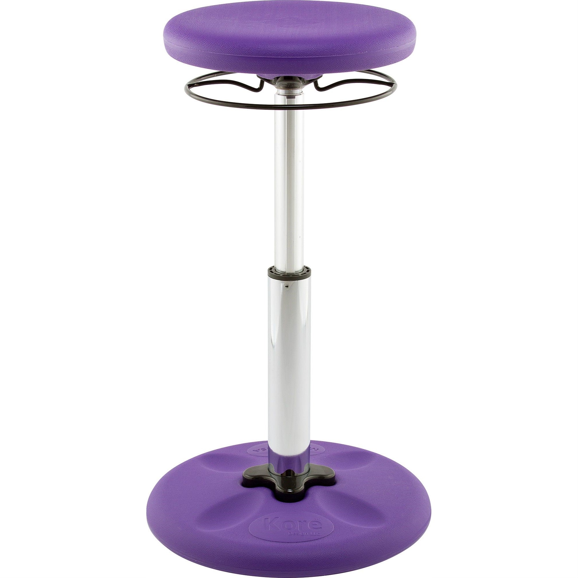 Kore Design Kids Adjustable Tall Wobble Chair 16.5-24” Purple