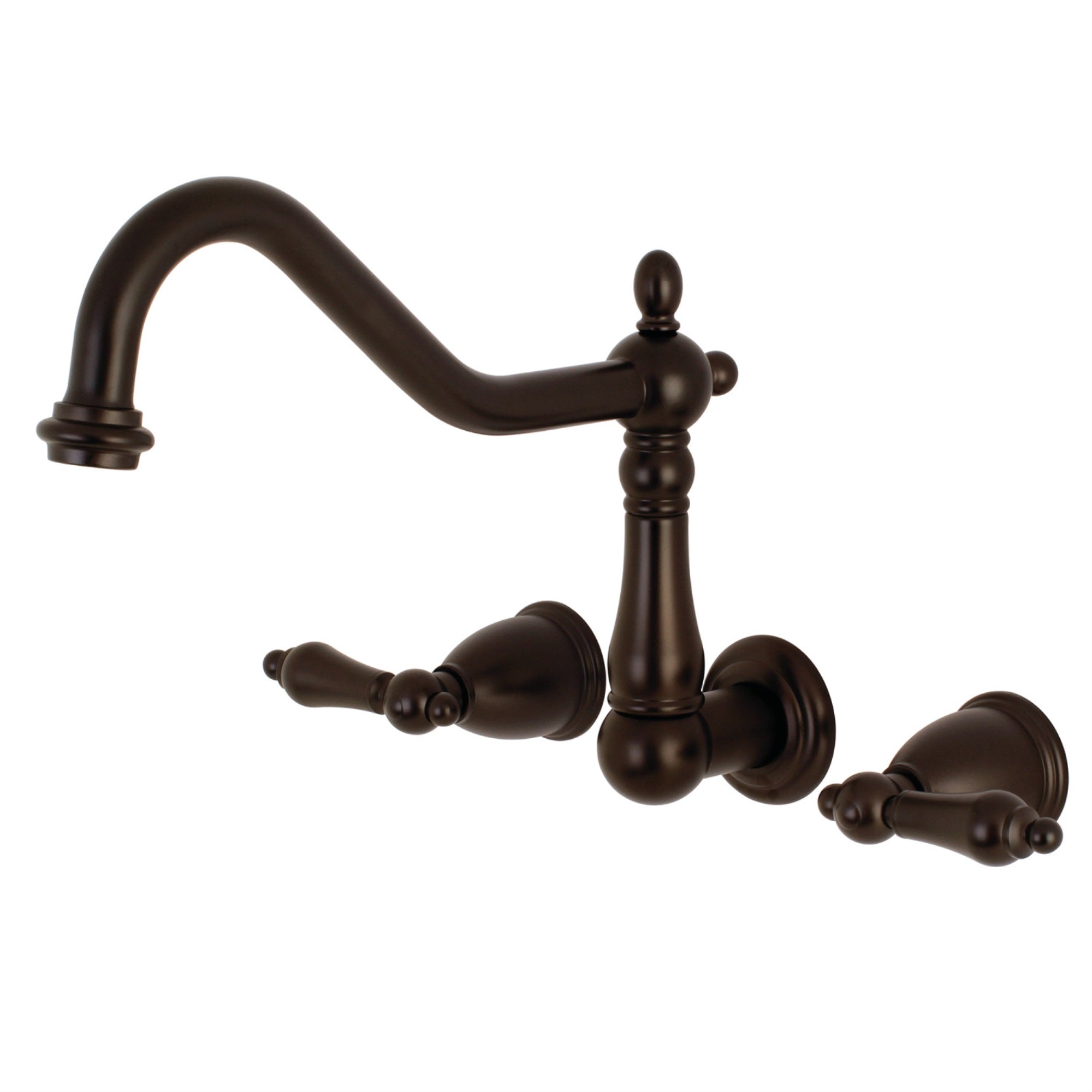 Kingston Brass Ks1025Al Heritage Wall Mount Tub Faucet, Oil Rubbed Bronze