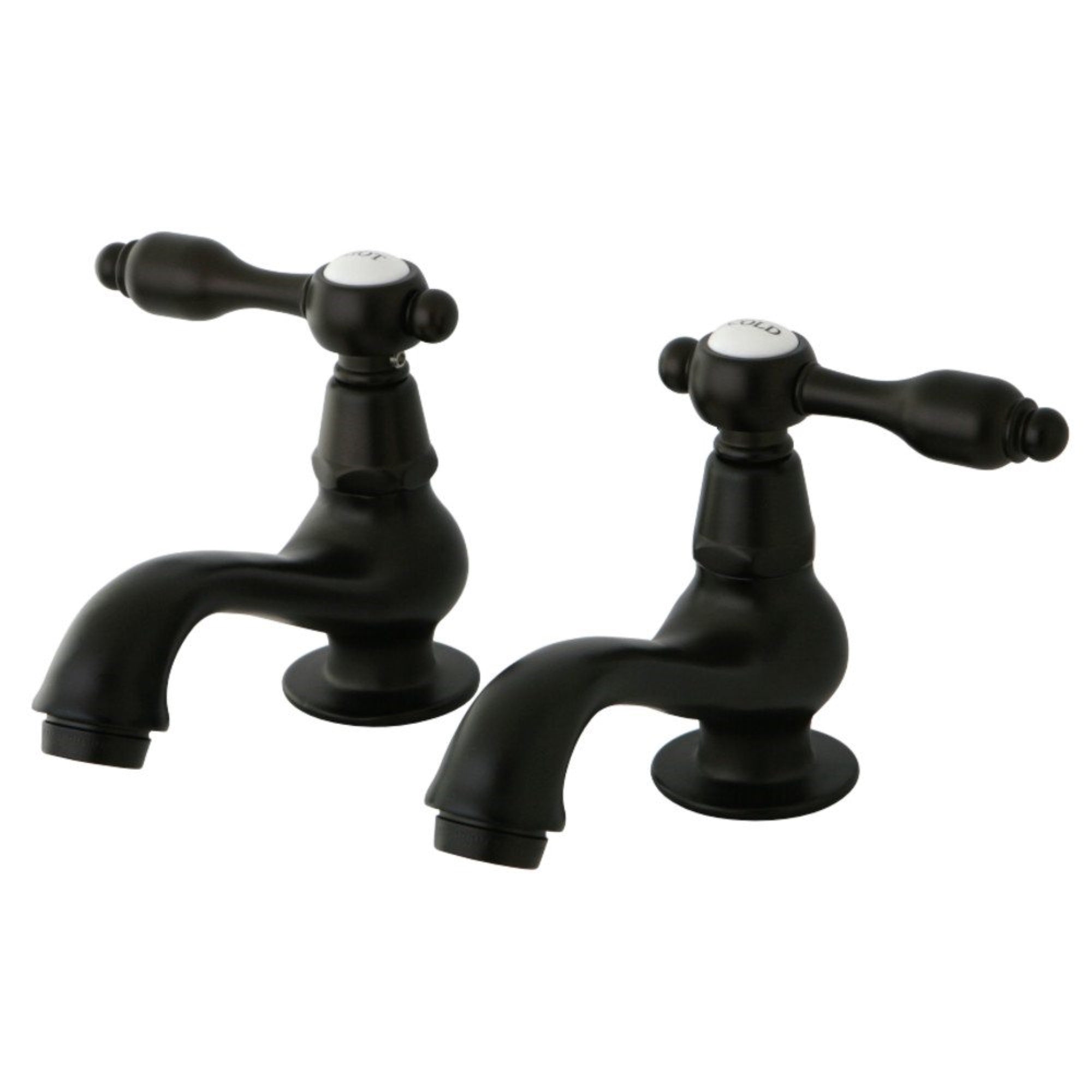 Kingston Brass Ks1105Tal Basin Tap Faucet With Lever Handle, Oil Rubbed Bronze