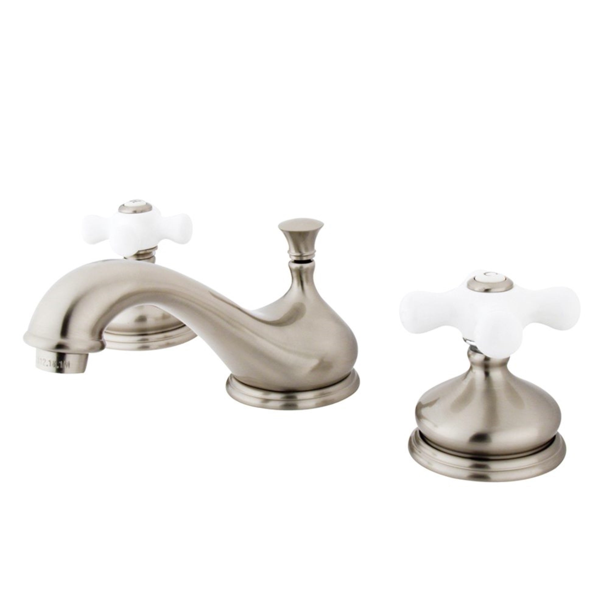 Kingston Brass Ks1168Px 8 In. Widespread Bathroom Faucet, Brushed Nickel