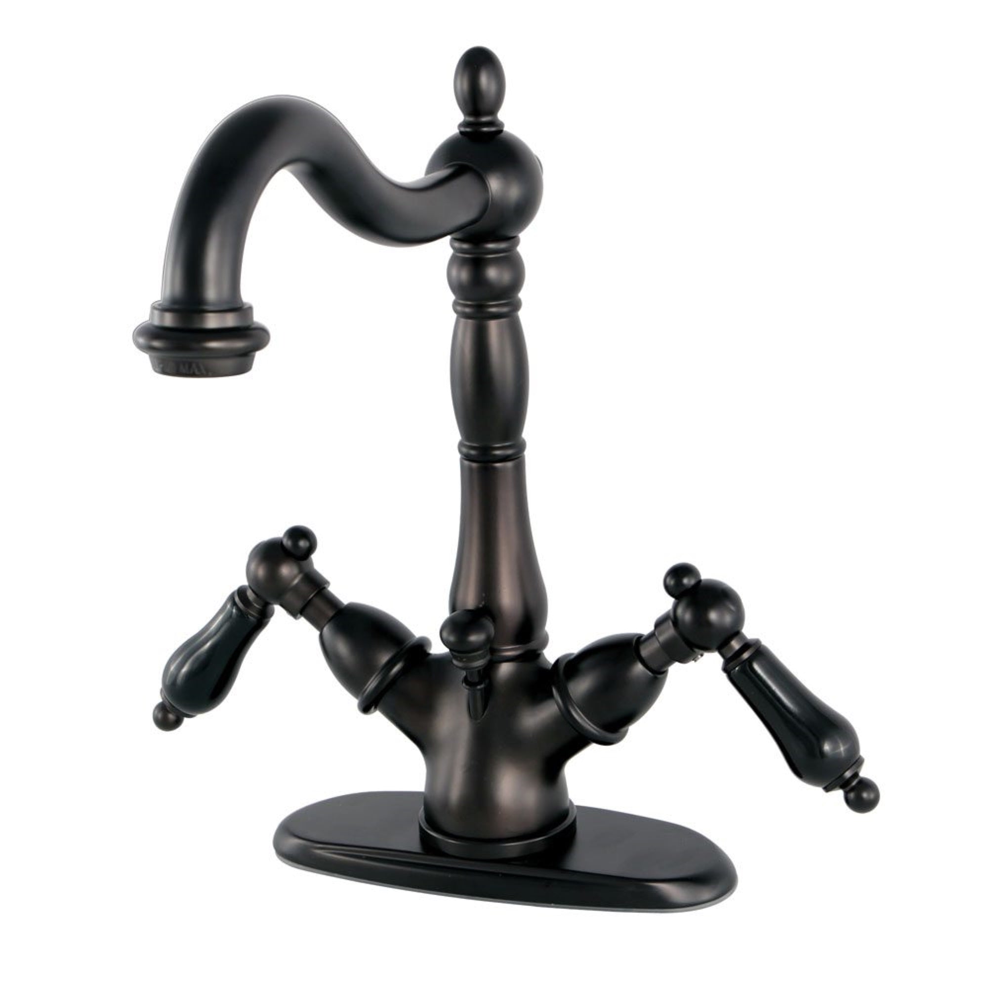 Kingston Brass Ks1435Pkl Duchess Two-Handle Bathroom Faucet With Brass Pop-Up And Cover Plate, Oil Rubbed Bronze
