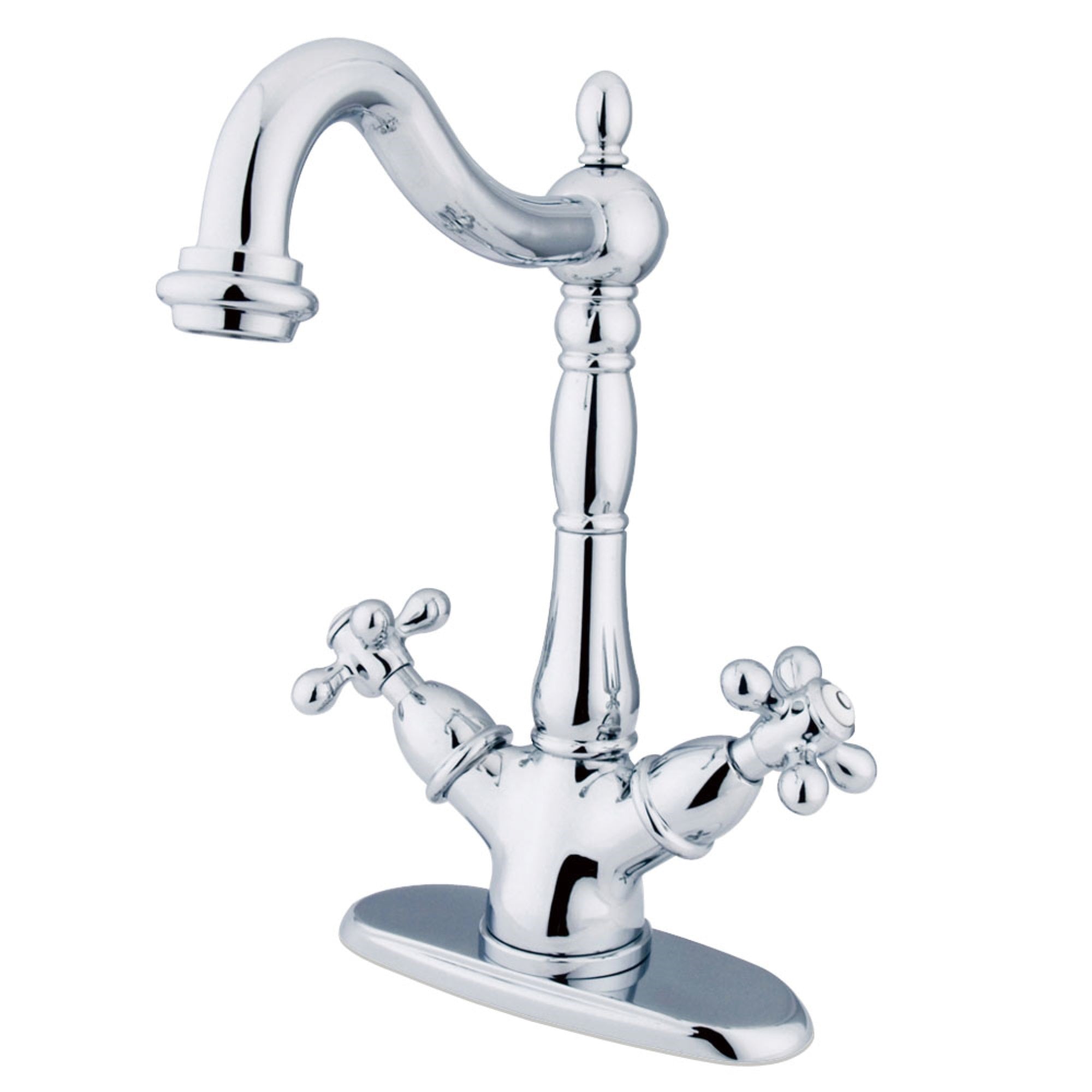 Kingston Brass Ks1491Ax Vessel Sink Faucet, Polished Chrome