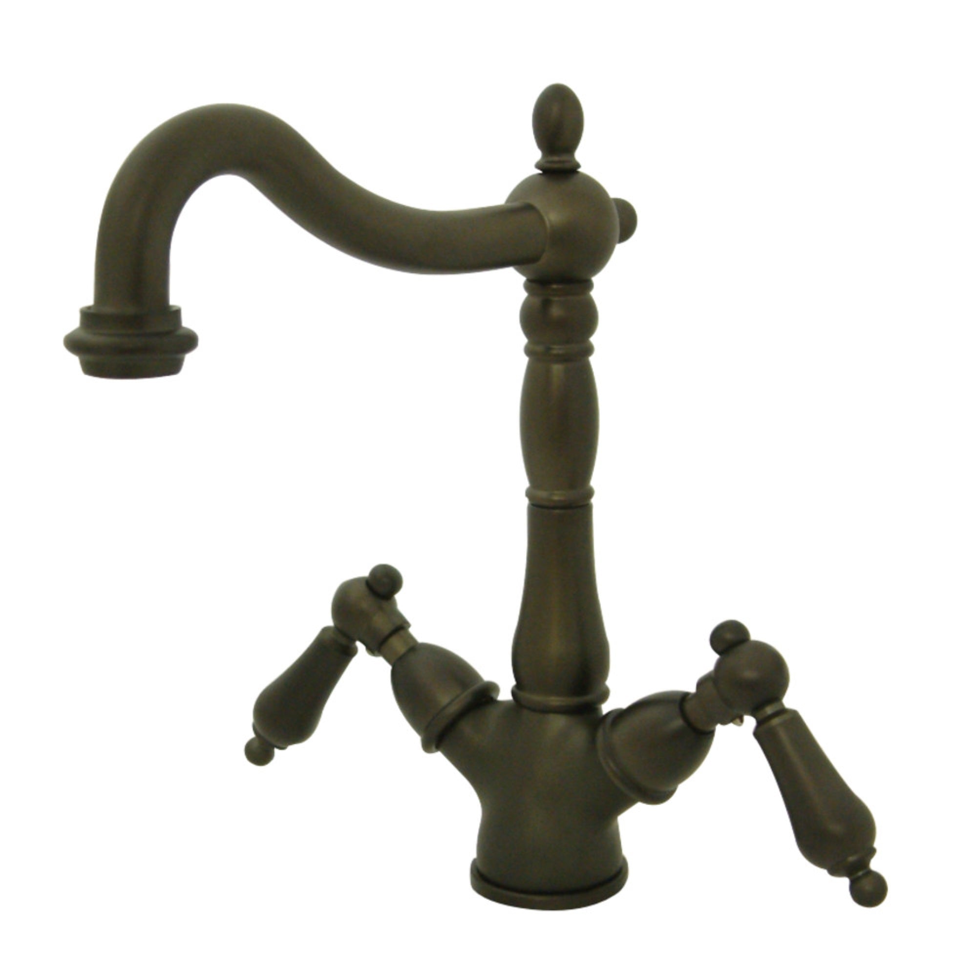 Kingston Brass Ks1495Al Heritage 2-Handle Vessel Sink Faucet, Oil Rubbed Bronze