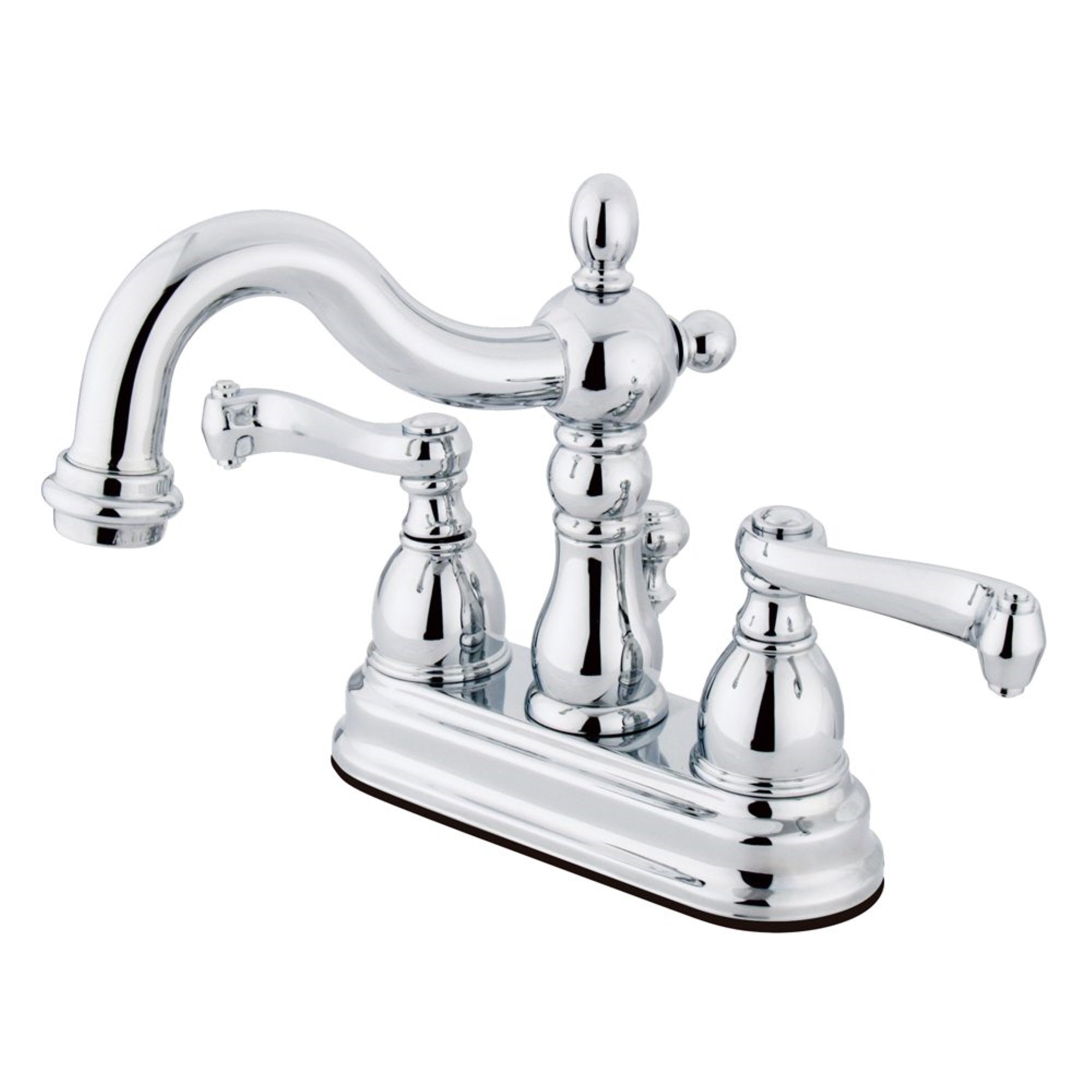 Kingston Brass Ks1601Fl 4 In. Centerset Bathroom Faucet, Polished Chrome