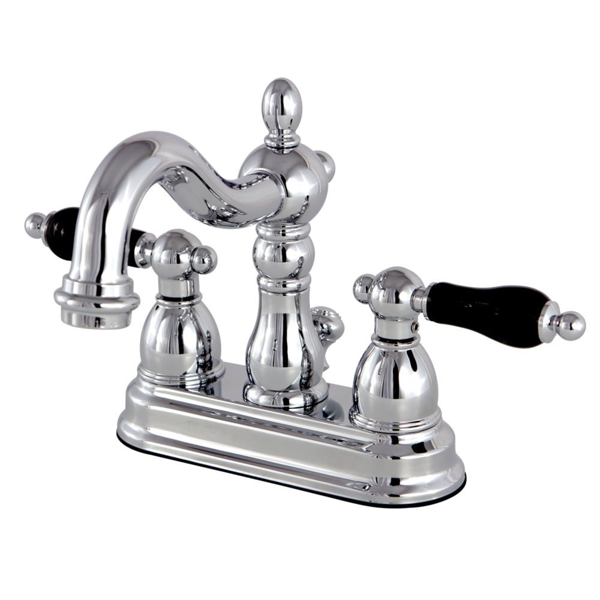 Kingston Brass Ks1601Pkl 4 In. Centerset Bathroom Faucet, Polished Chrome