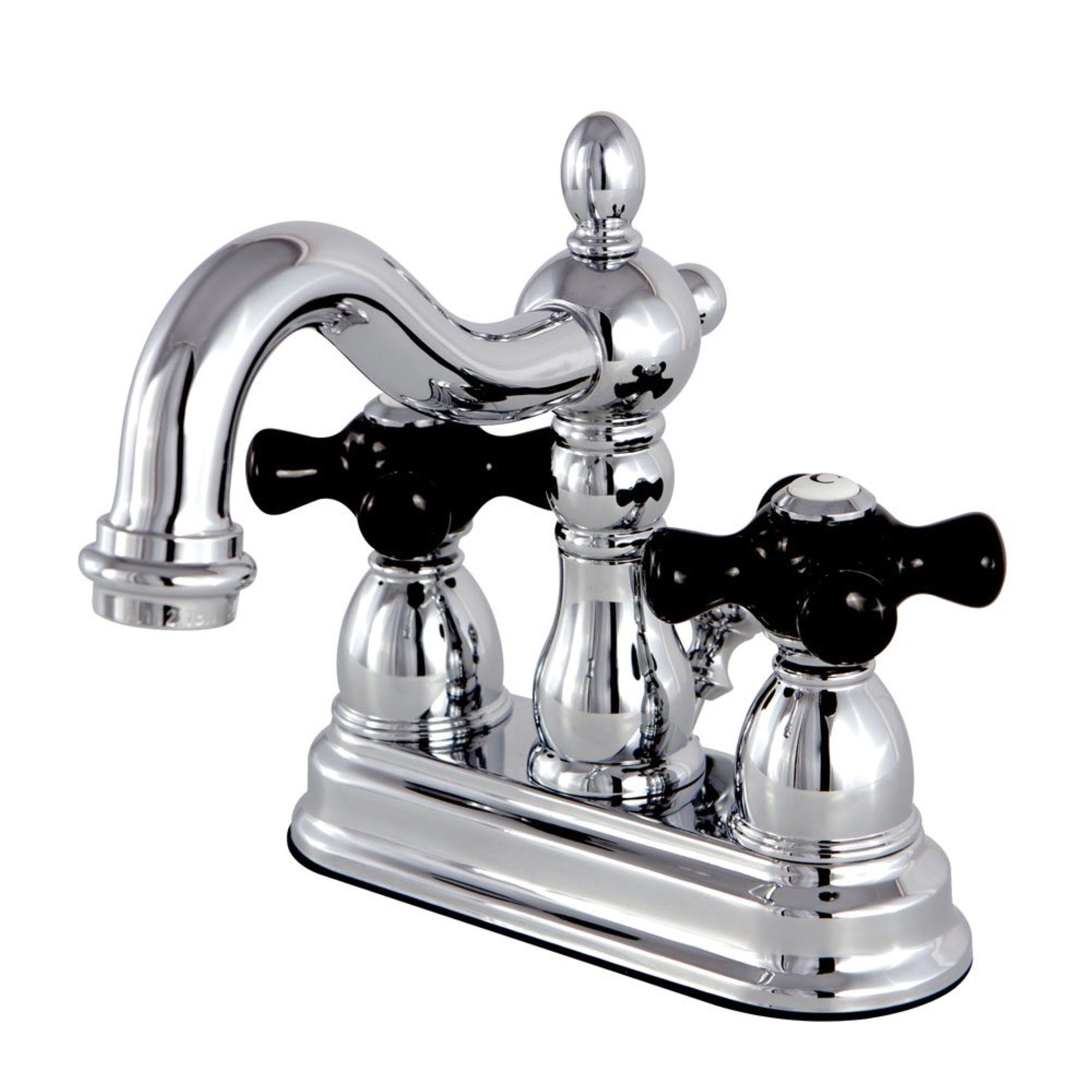 Kingston Brass Ks1601Pkx 4 In. Centerset Bathroom Faucet, Polished Chrome