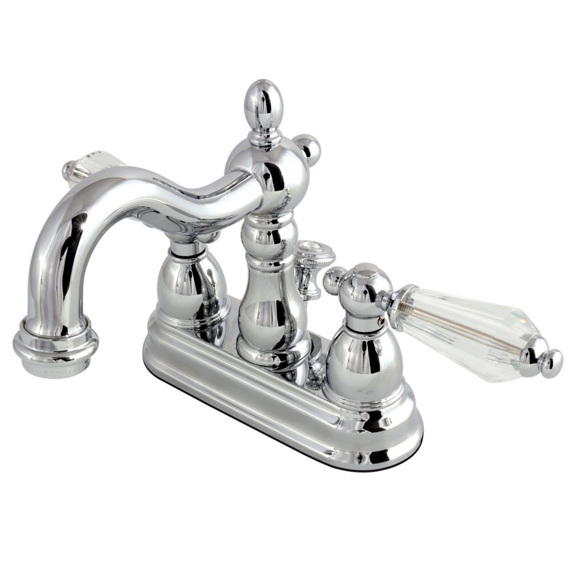 Kingston Brass Ks1601Wll 4 In. Centerset Bathroom Faucet, Polished Chrome