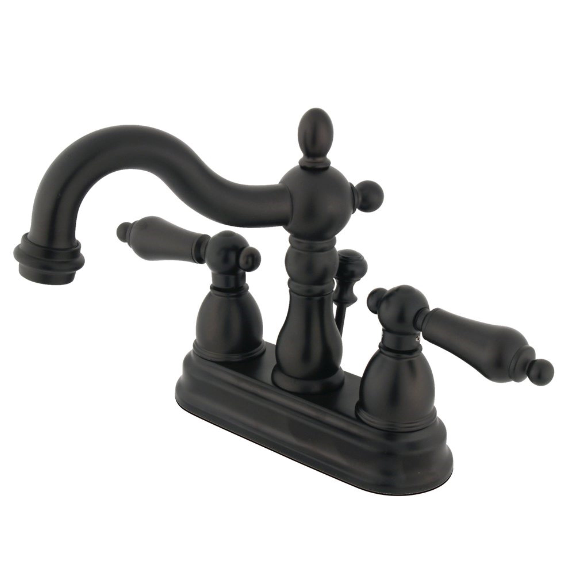 Kingston Brass Ks1605Al 4 In. Centerset Bathroom Faucet, Oil Rubbed Bronze