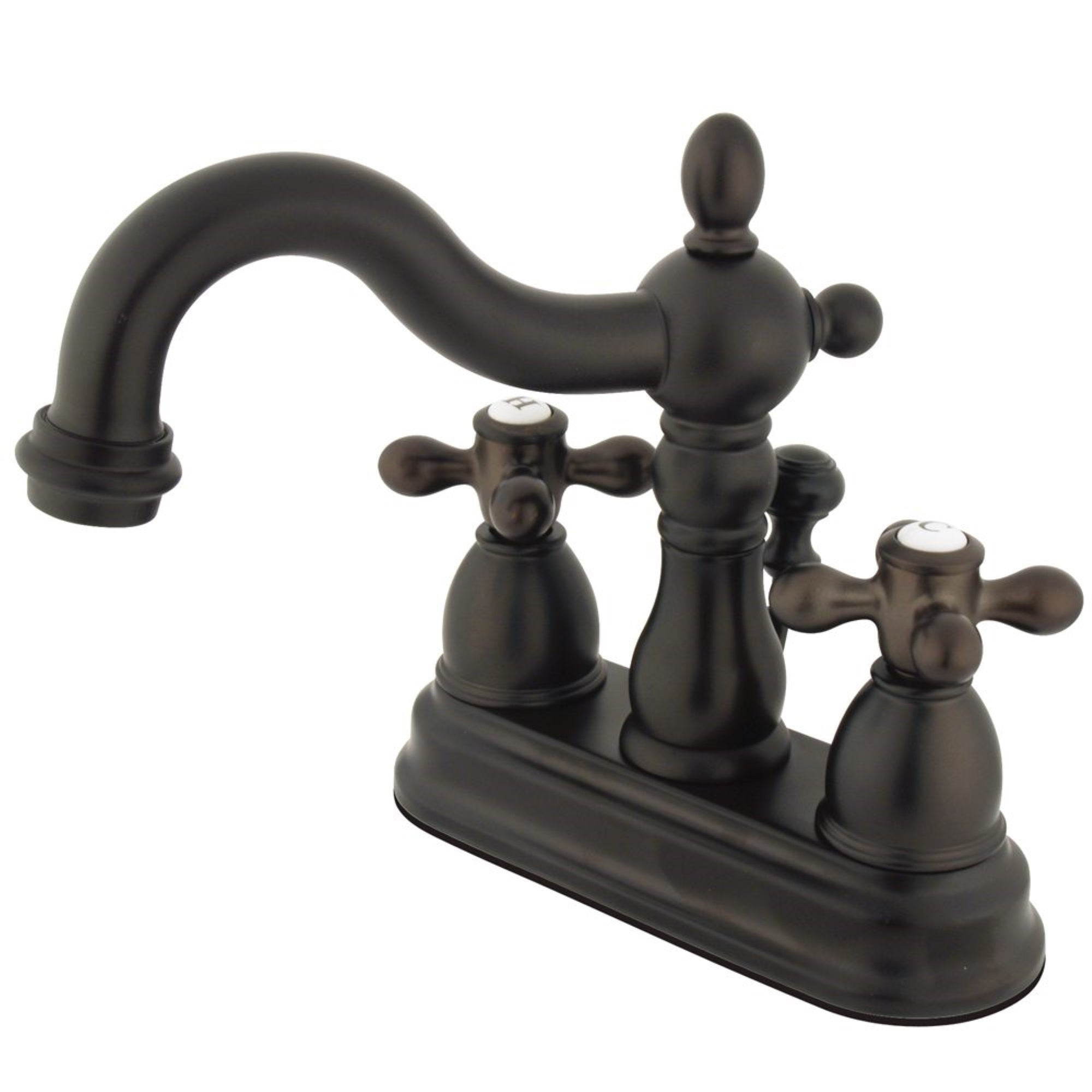 Kingston Brass Ks1605Ax 4 In. Centerset Bathroom Faucet, Oil Rubbed Bronze