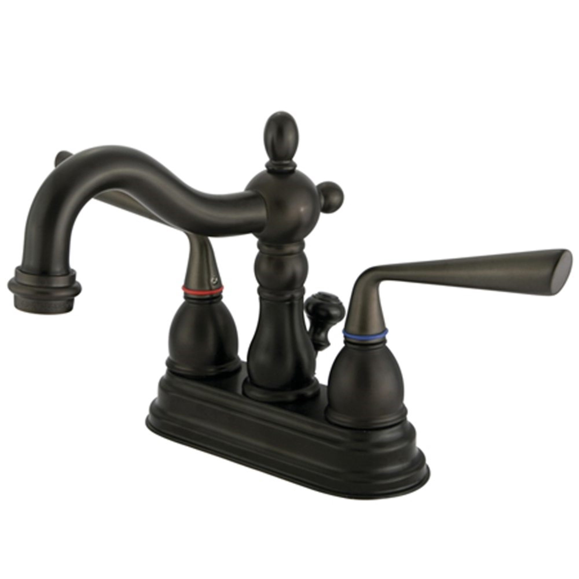 Kingston Brass Ks1605Zl 4 In. Centerset Bathroom Faucet, Oil Rubbed Bronze