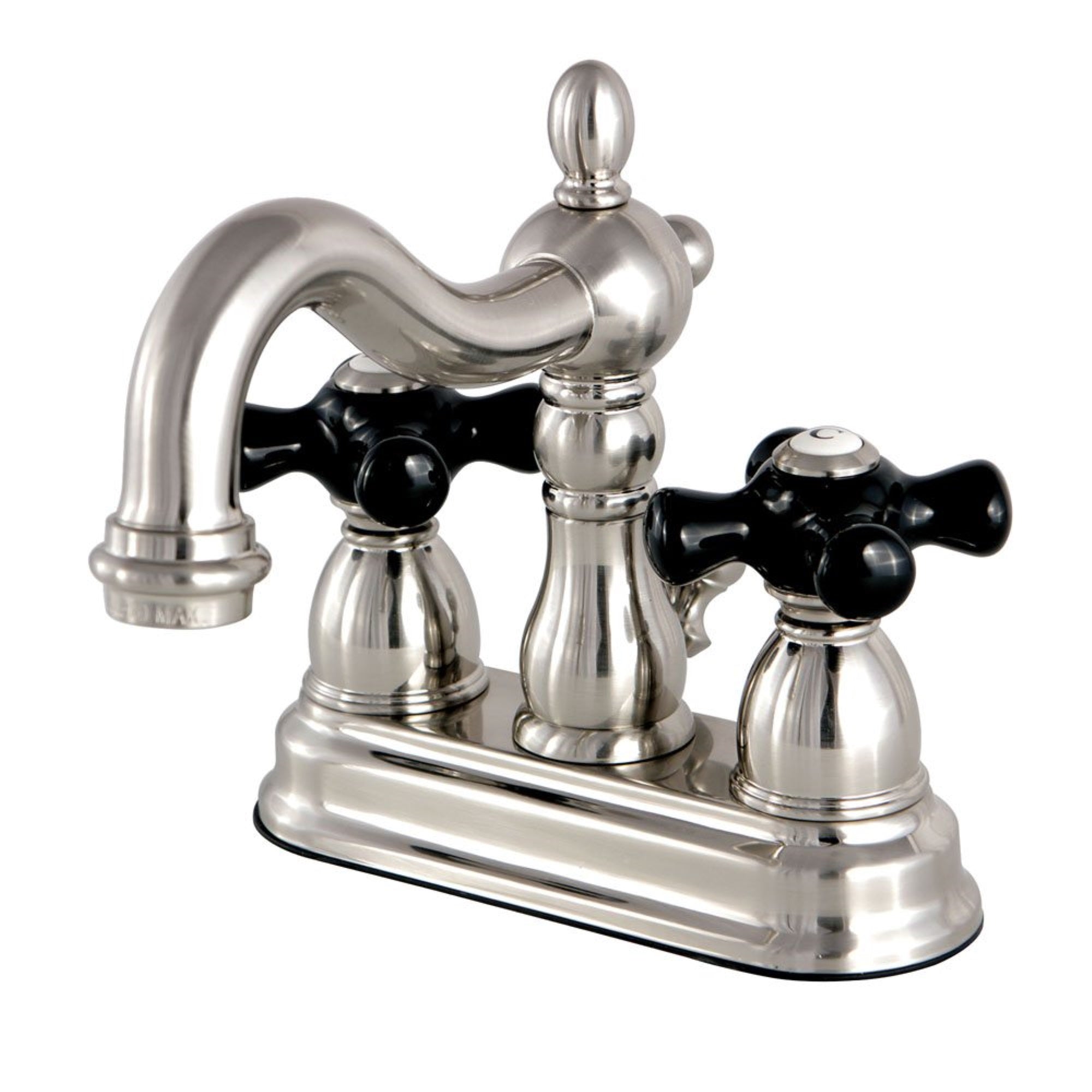Kingston Brass Ks1608Pkx 4 In. Centerset Bathroom Faucet, Brushed Nickel