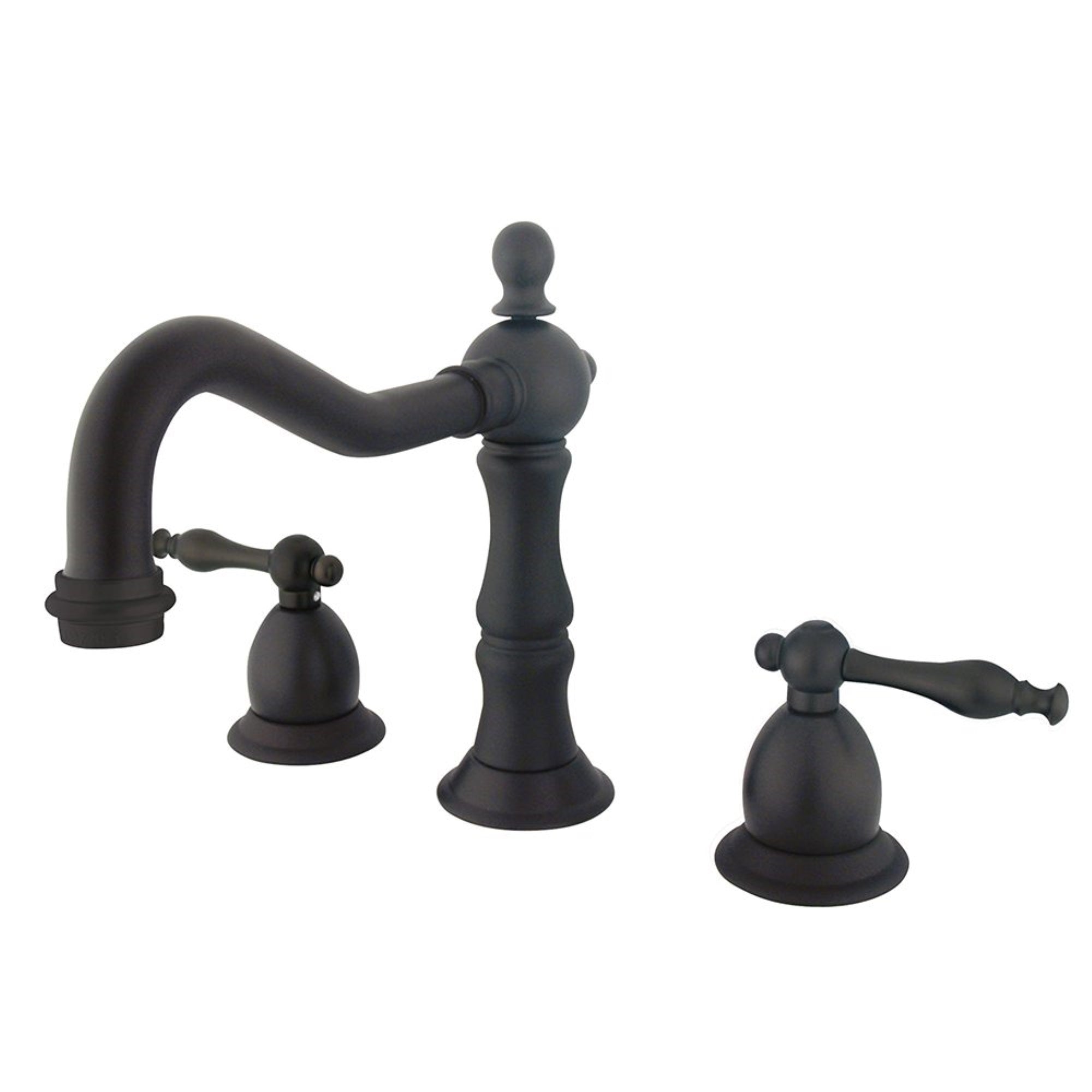 Kingston Brass Ks1975Nl 8 In. Widespread Bathroom Faucet, Oil Rubbed Bronze