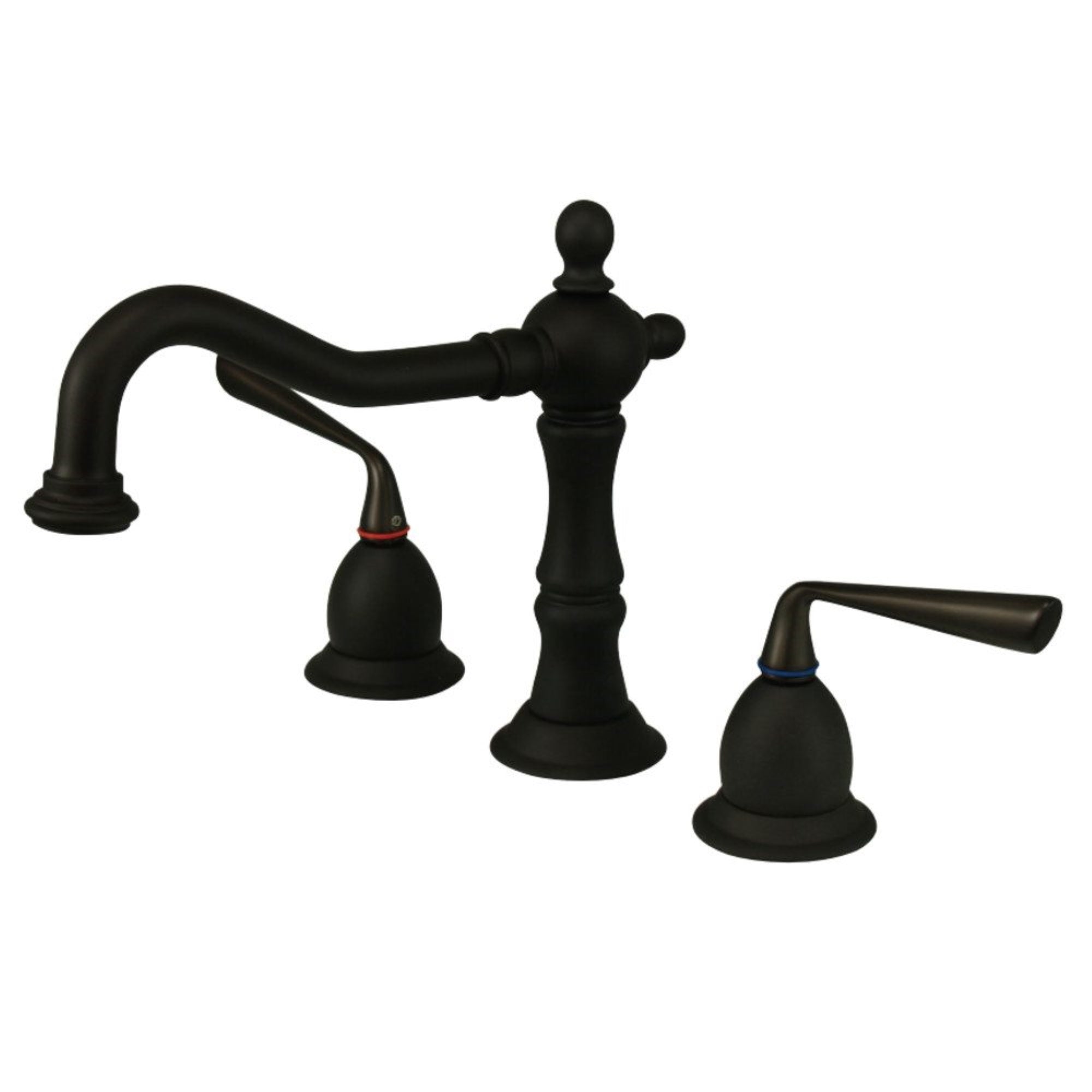 Kingston Brass Ks1975Zl 8 In. Widespread Bathroom Faucet, Oil Rubbed Bronze