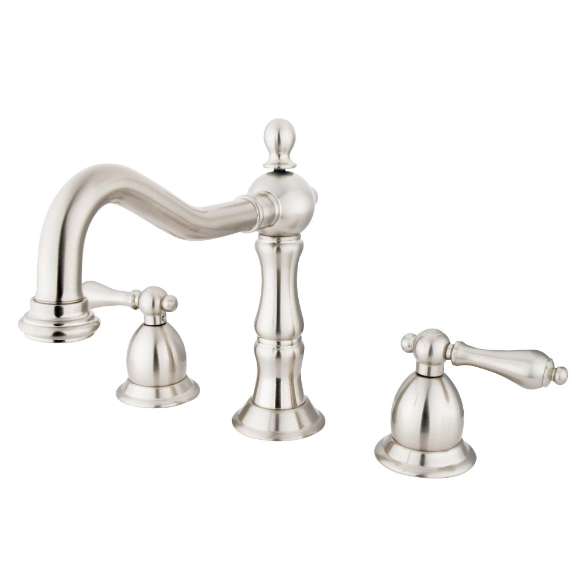 Kingston Brass Ks1978Al 8 In. Widespread Bathroom Faucet, Brushed Nickel