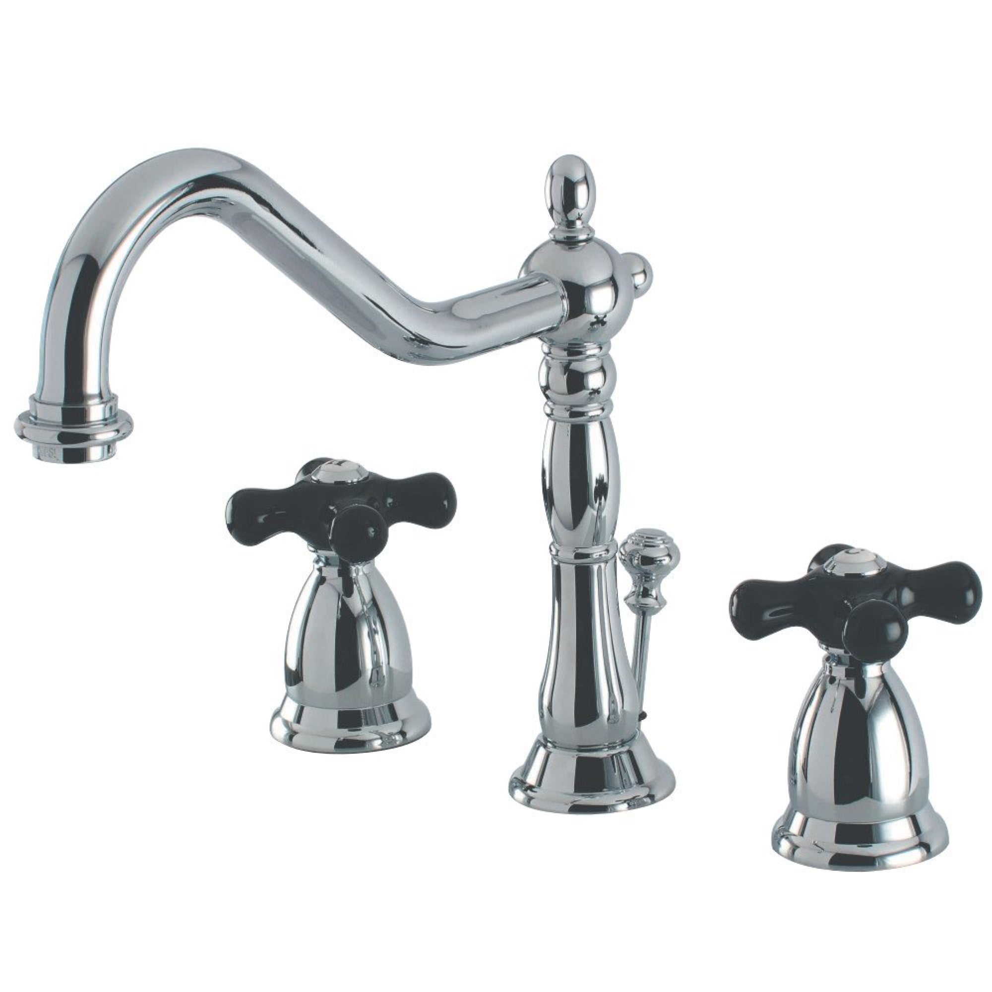 Kingston Brass Ks1991Pkx 8 In. Widespread Bathroom Faucet, Polished Chrome