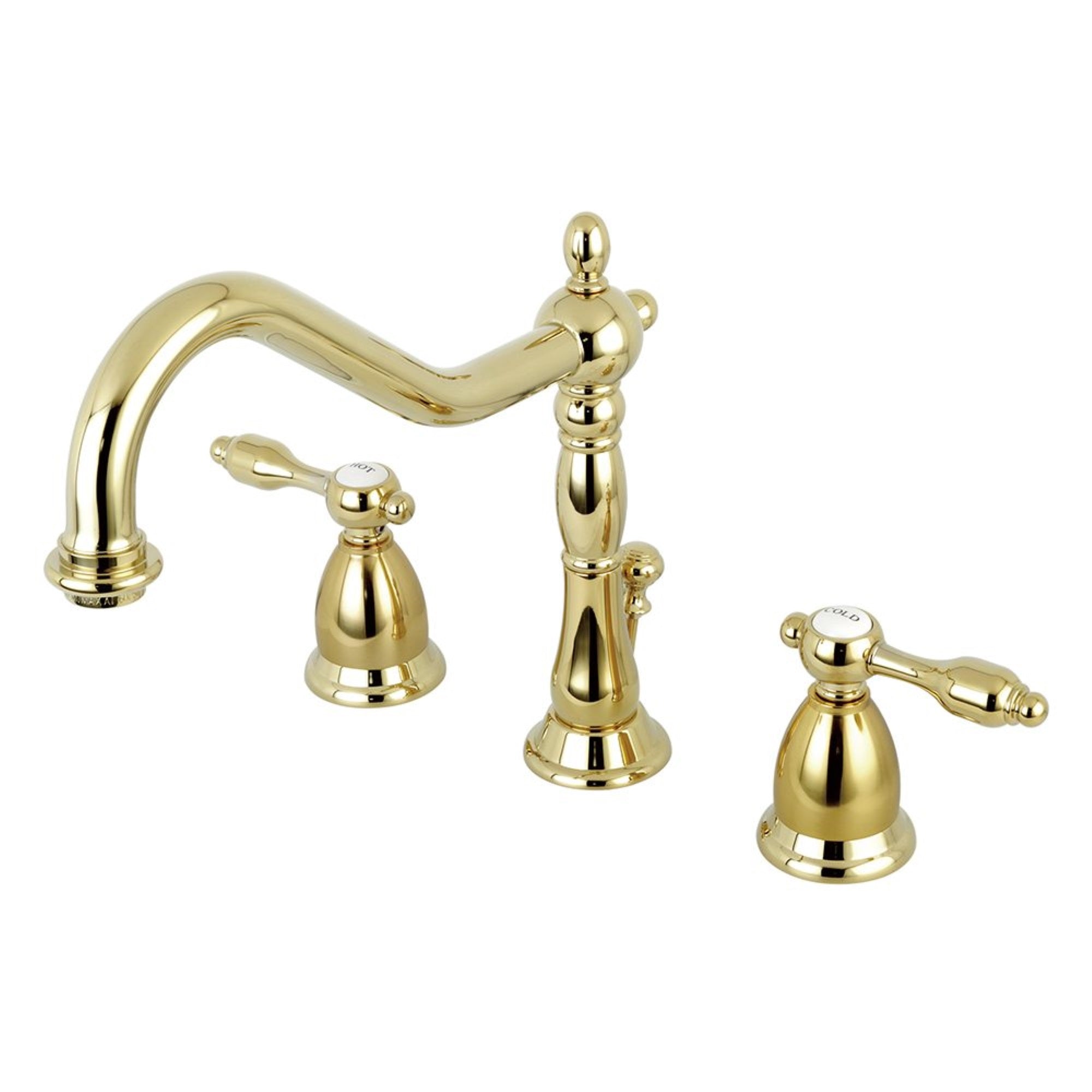 Kingston Brass Ks1992Tal 8 In. Widespread Bathroom Faucet, Polished Brass