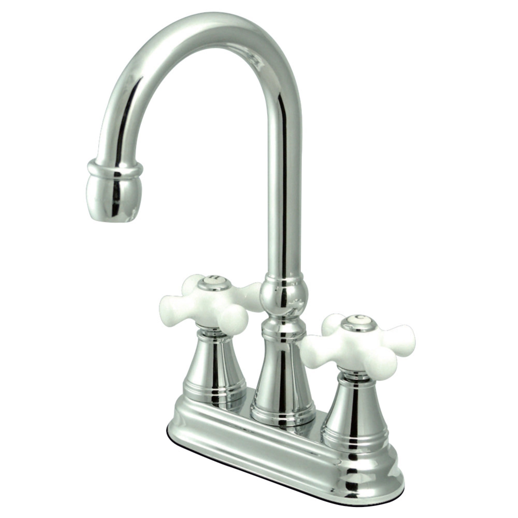 Kingston Brass Ks2491Px Governor Bar Faucet Without Pop-Up, Polished Chrome